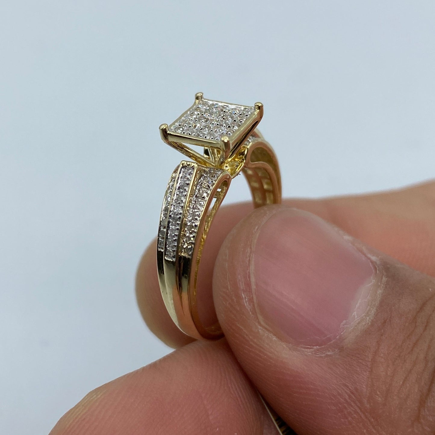 10K Athena Diamond Engagement Ring