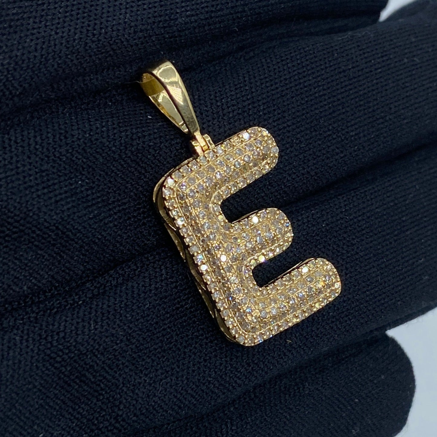 Initial E Bubble Pendant