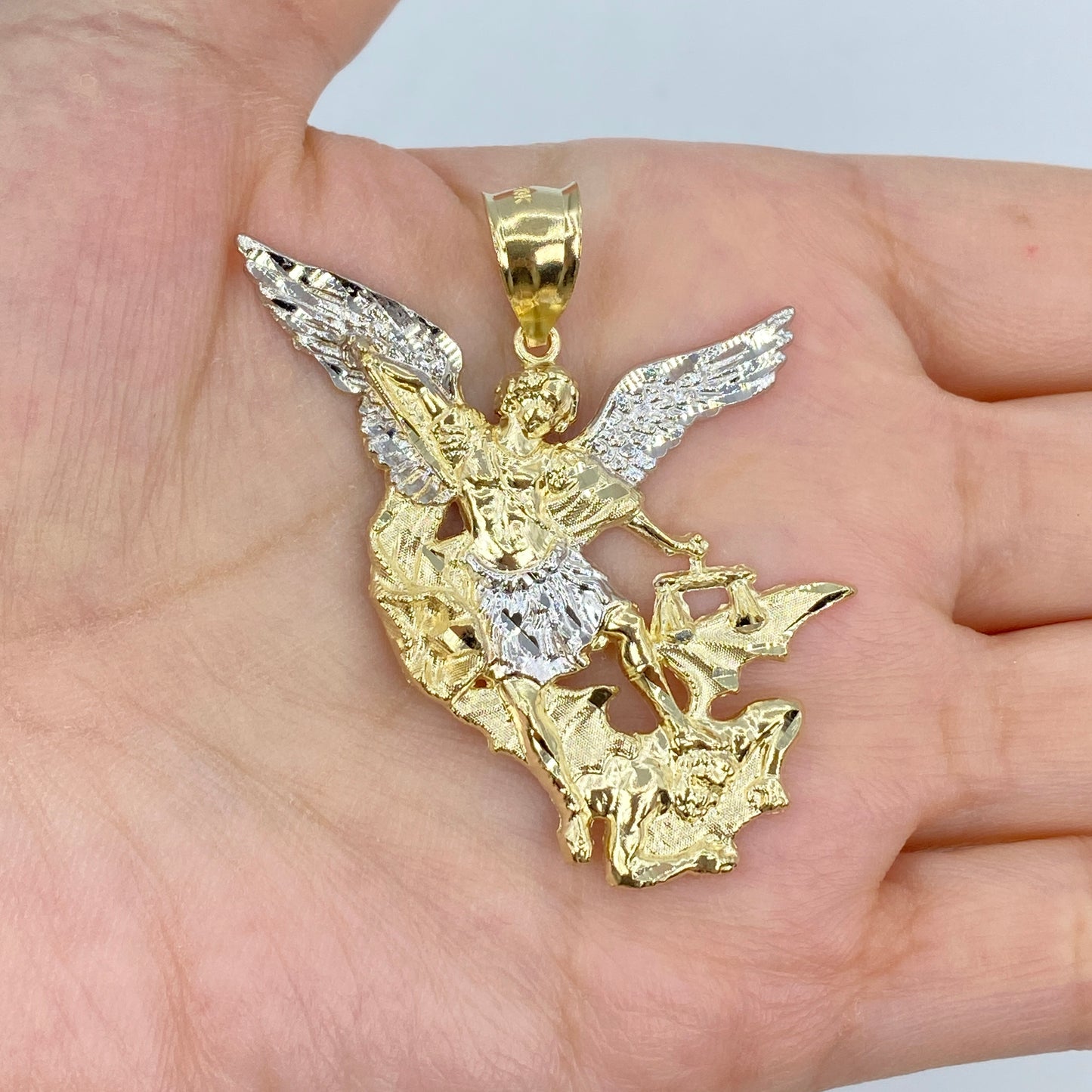 10K Saint Michael Pendant