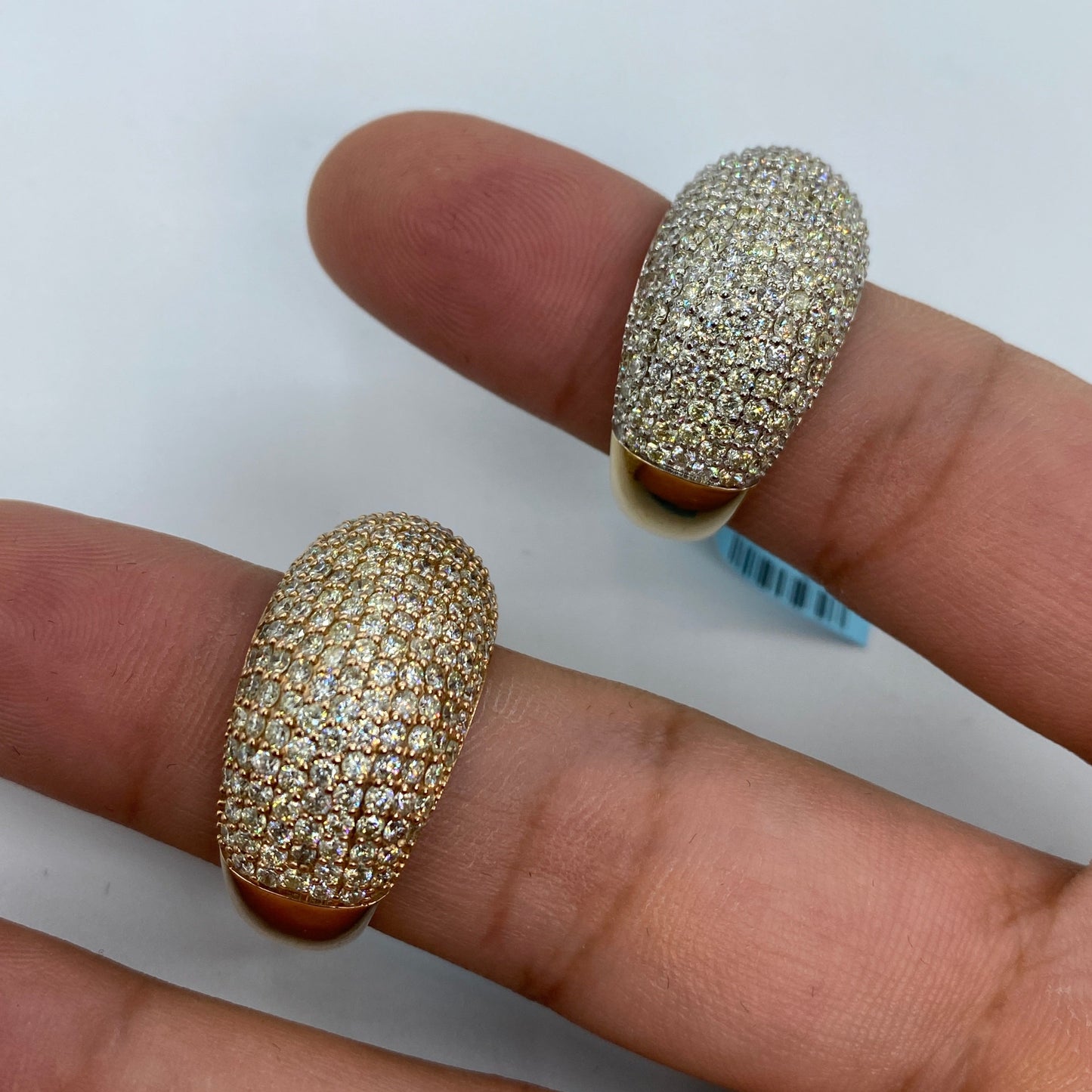 14K Dome Diamond Ring