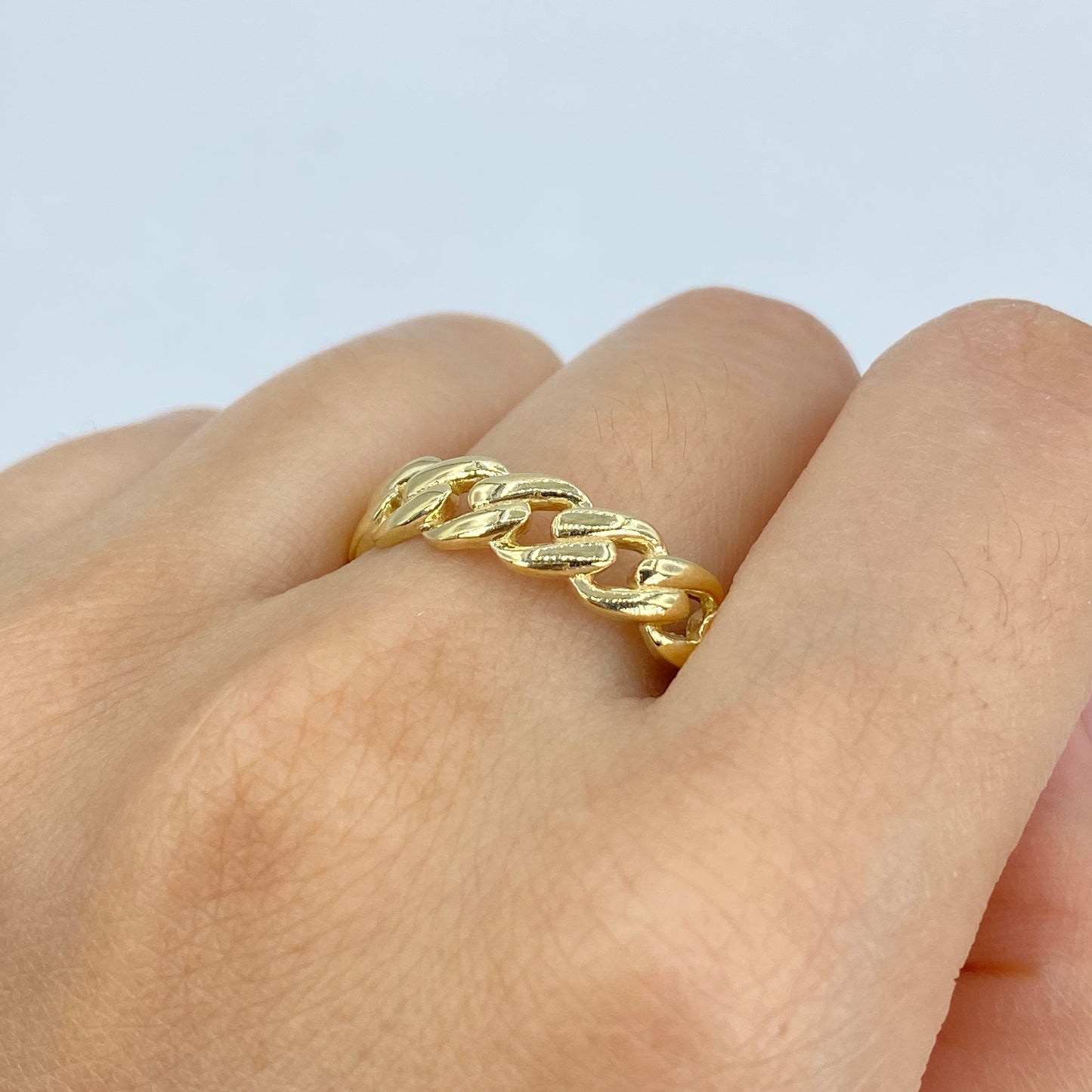 10K Cuban Link Ring