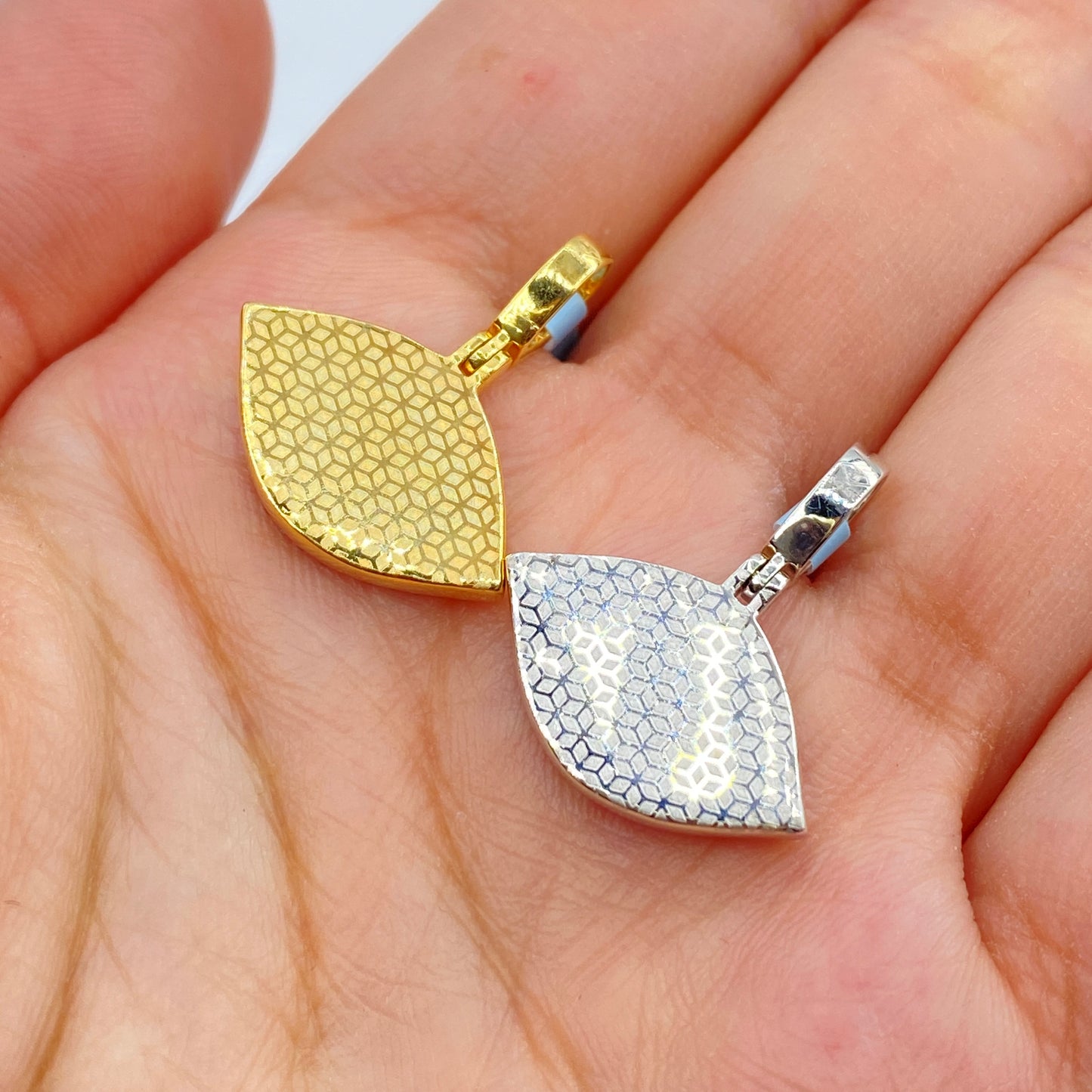 14K Evil Eye Diamond Pendant