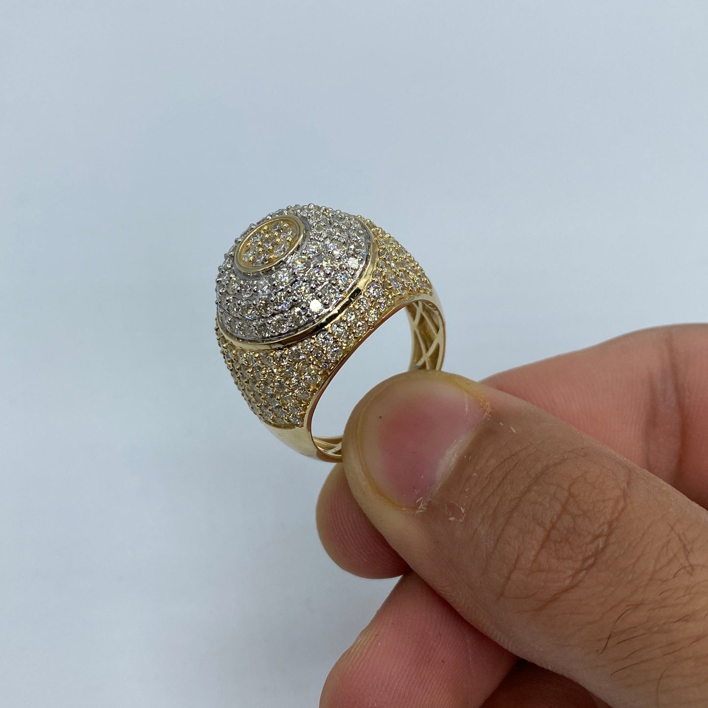 14K Circle Master Diamond Ring