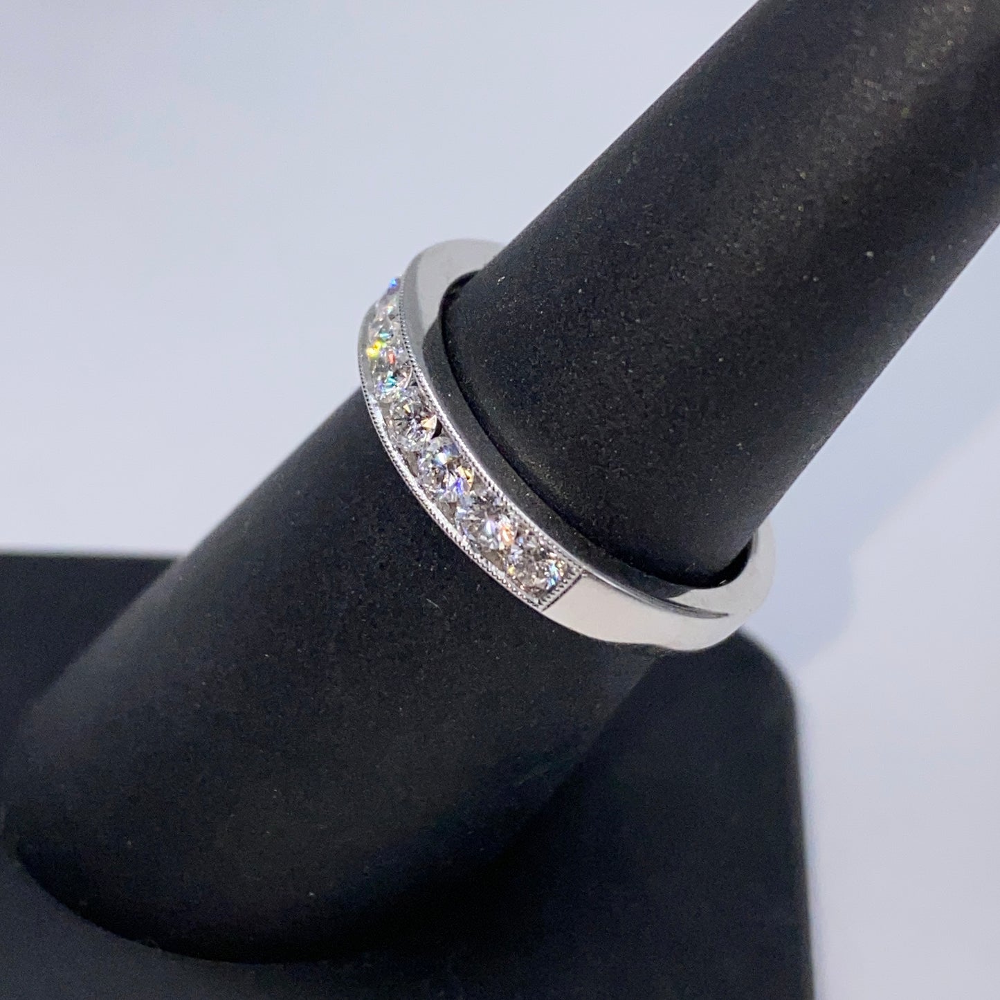 18K Jumbo Pavé Diamond Ring