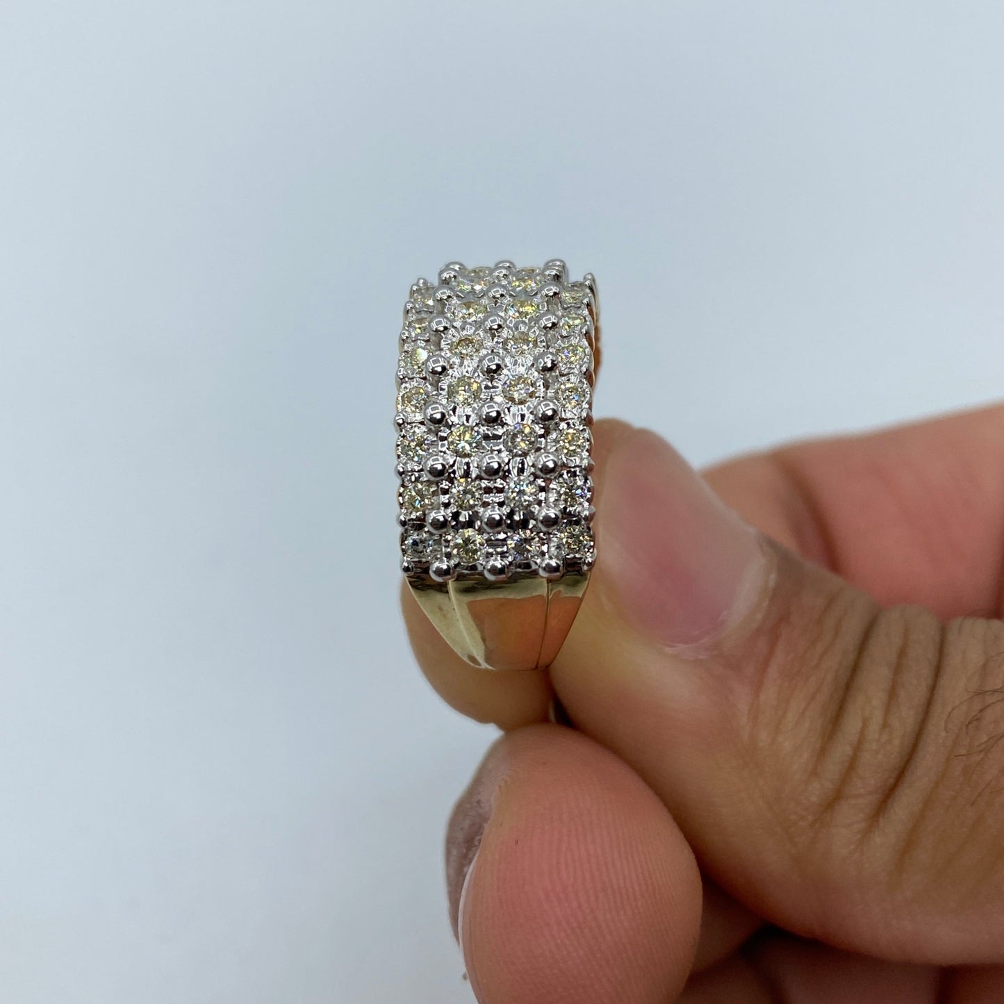 10K Flower Crown Diamond Ring