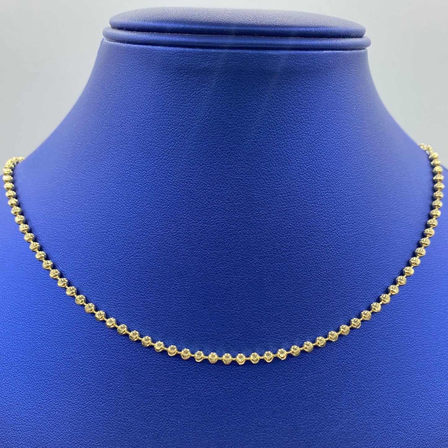 14K Moon Cut Chain