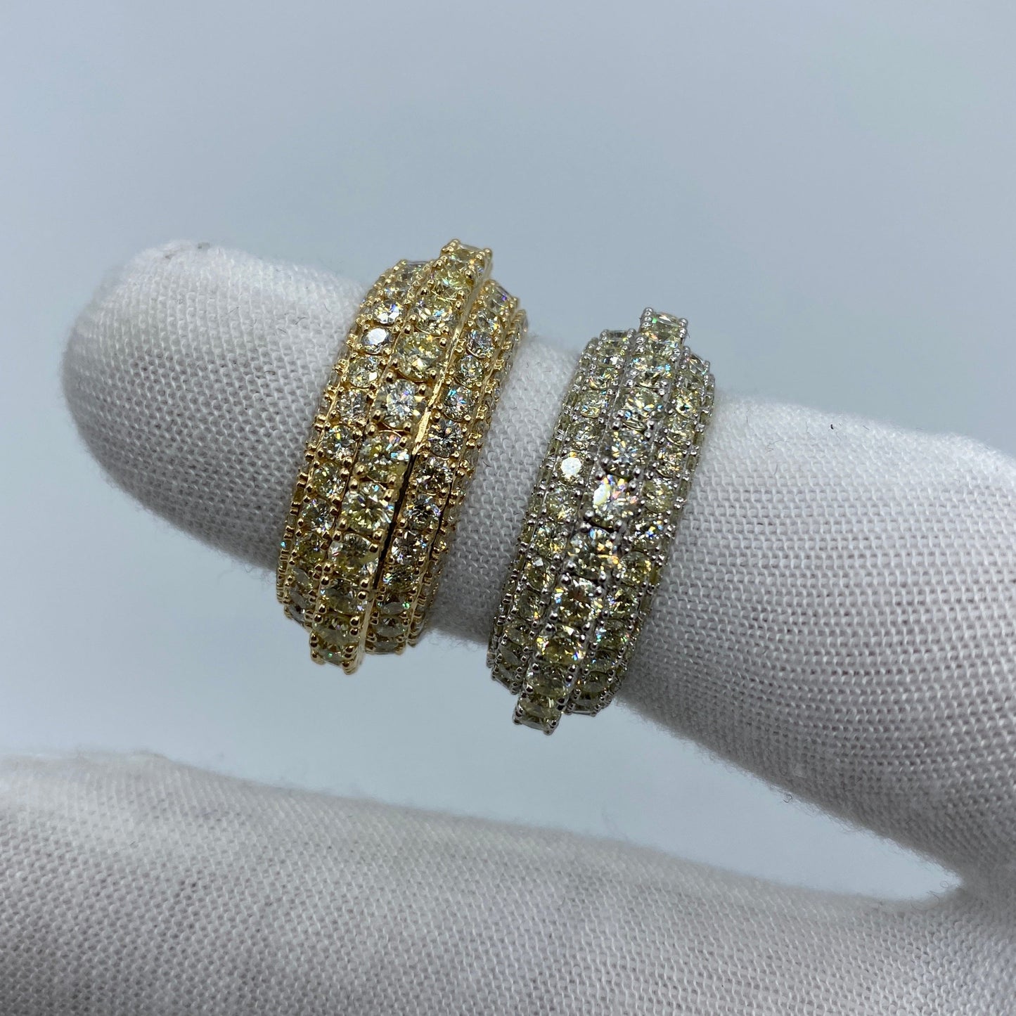 14K Eternity 3-Tier Diamond Ring