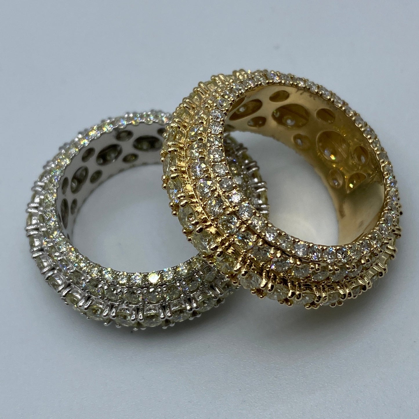 14K Eternity 3-Tier Diamond Ring