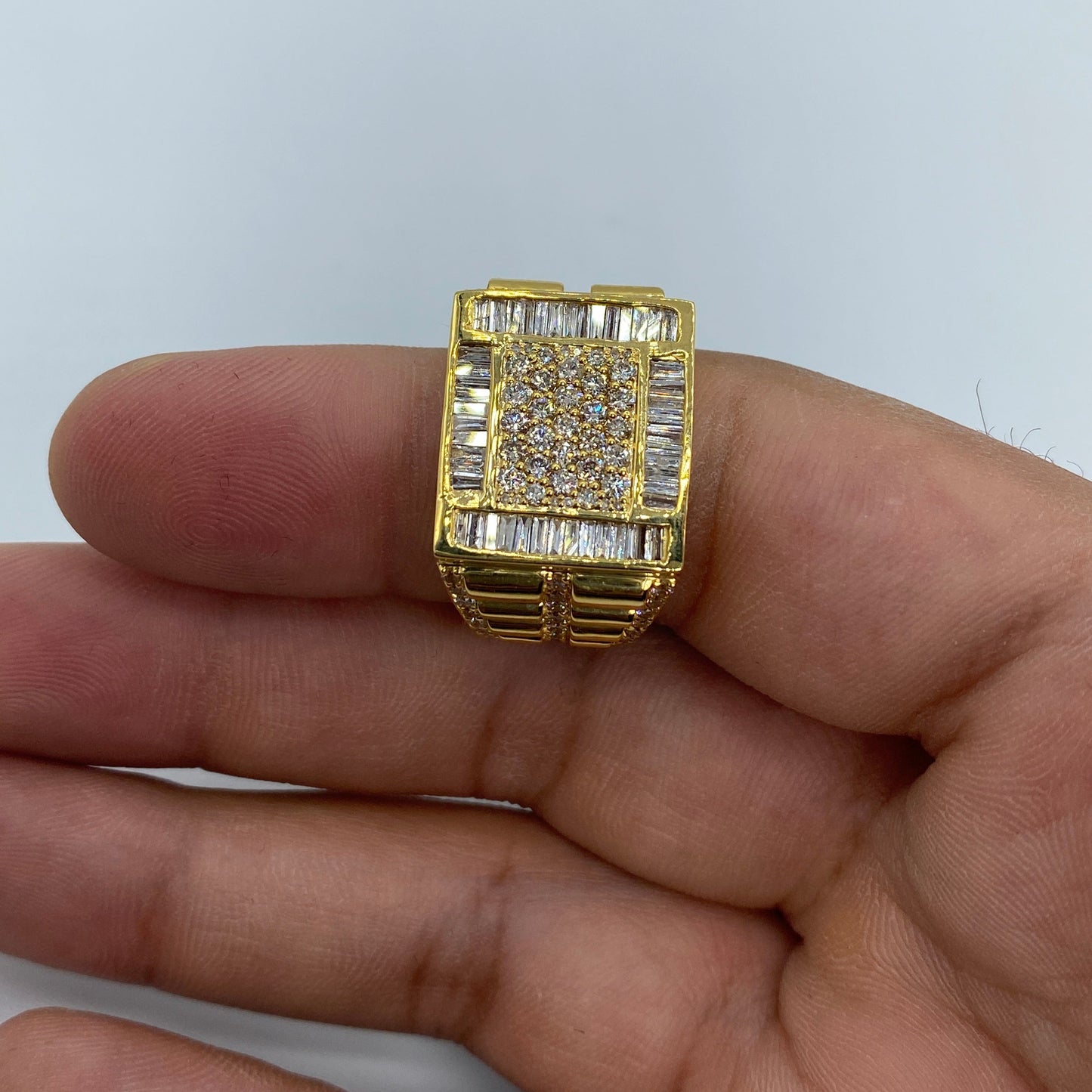 14K MVP Diamond Baguette Ring