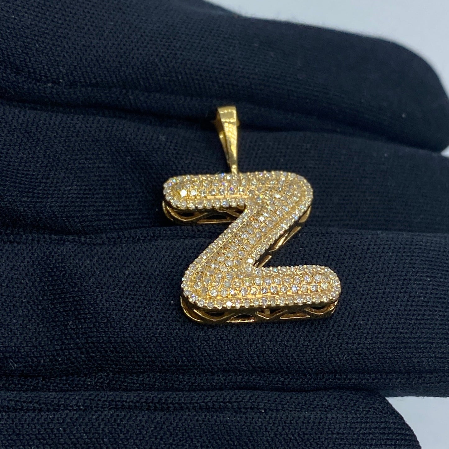 Initial Z Bubble Pendant