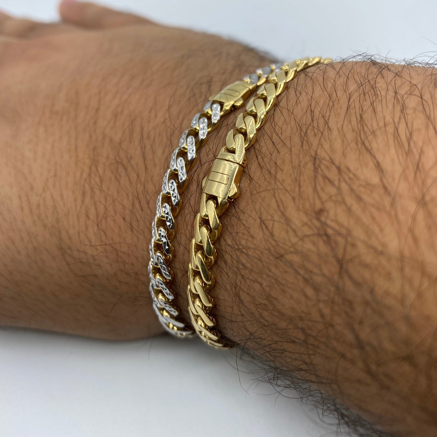 10K Monaco Cuban Link Gold Bracelet