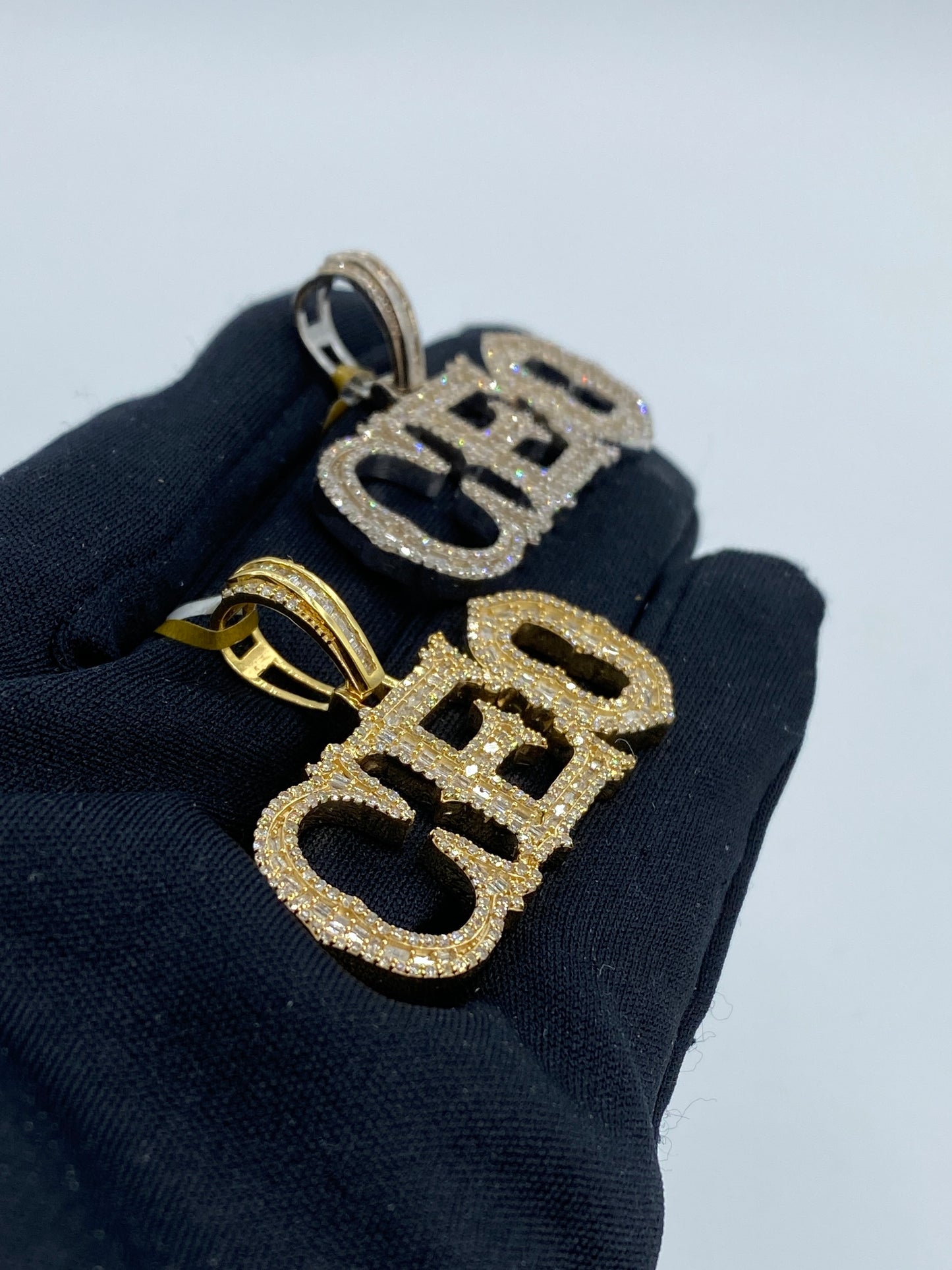 CEO Name Baguette Pendant