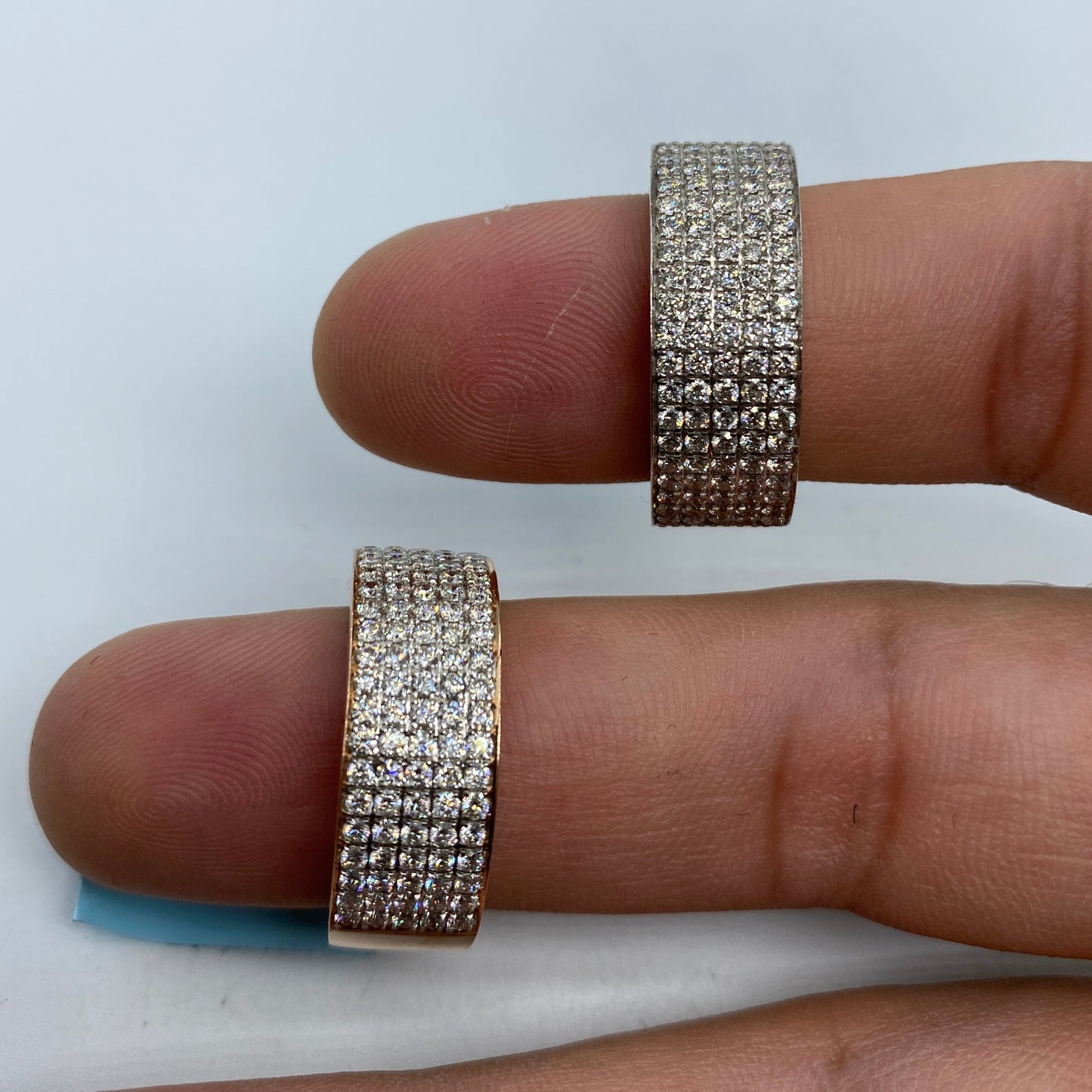 14K Iced-Out Diamond Band 1.8ct