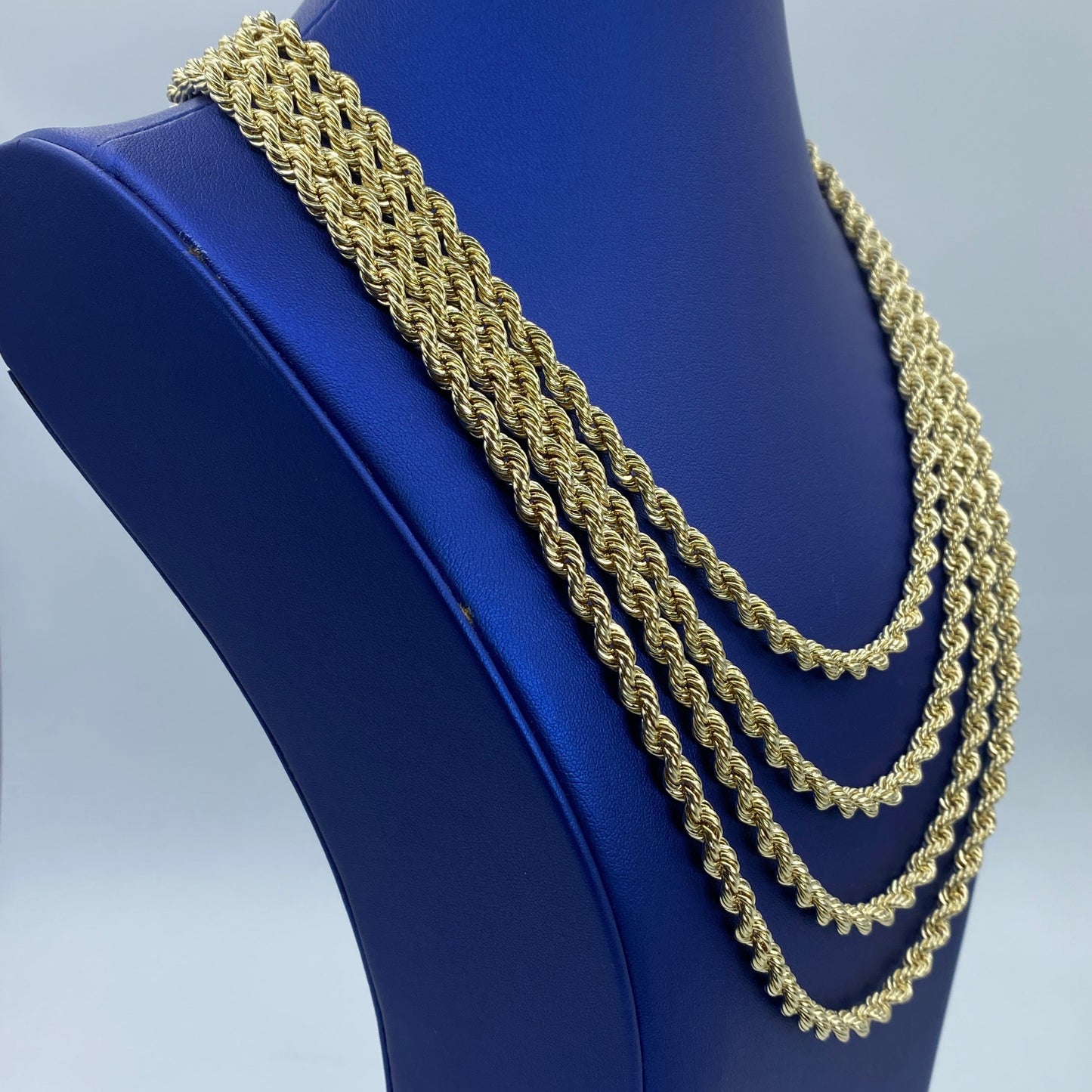 10K 5.5MM Rope Chain 20-26"