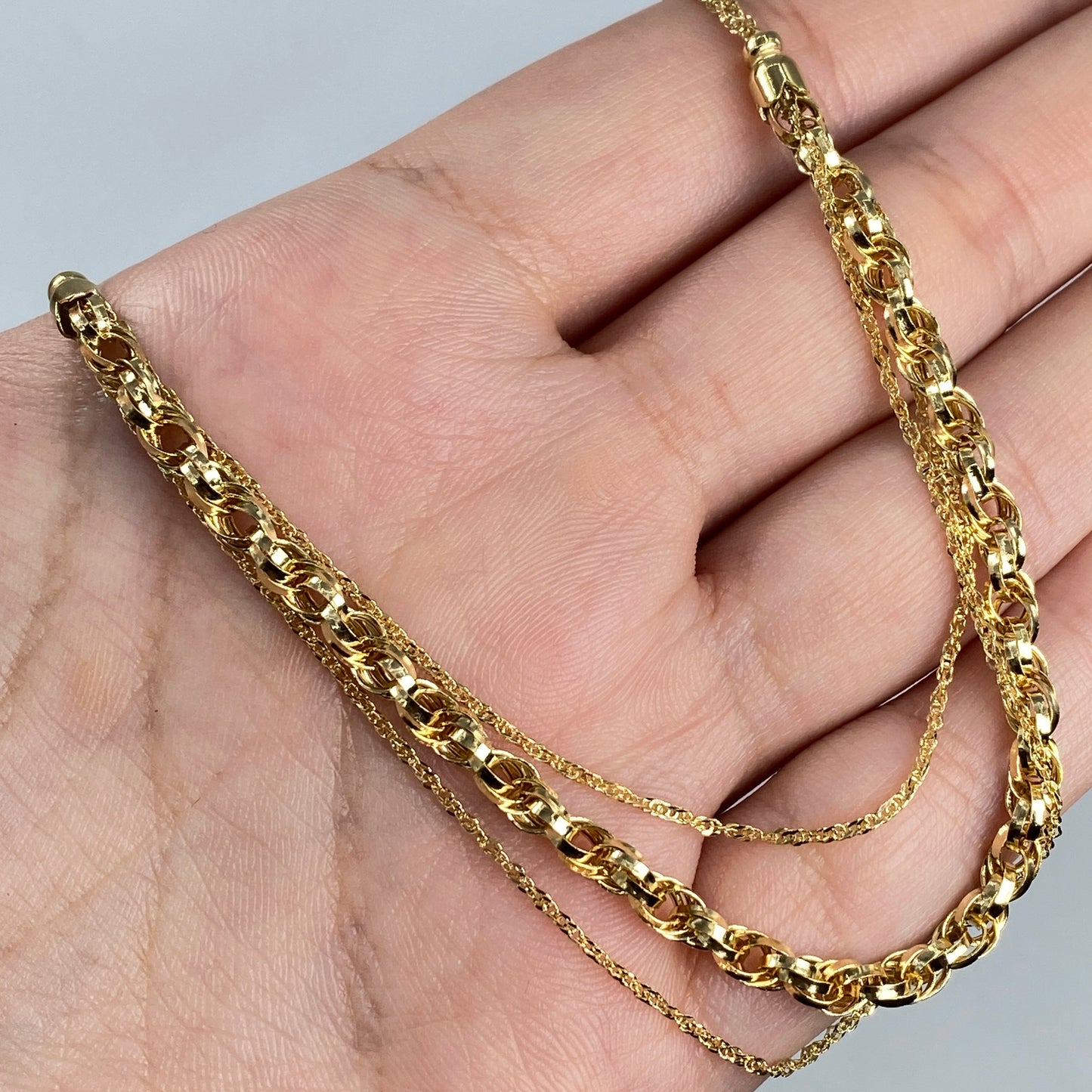 10K Layered Gold Necklace