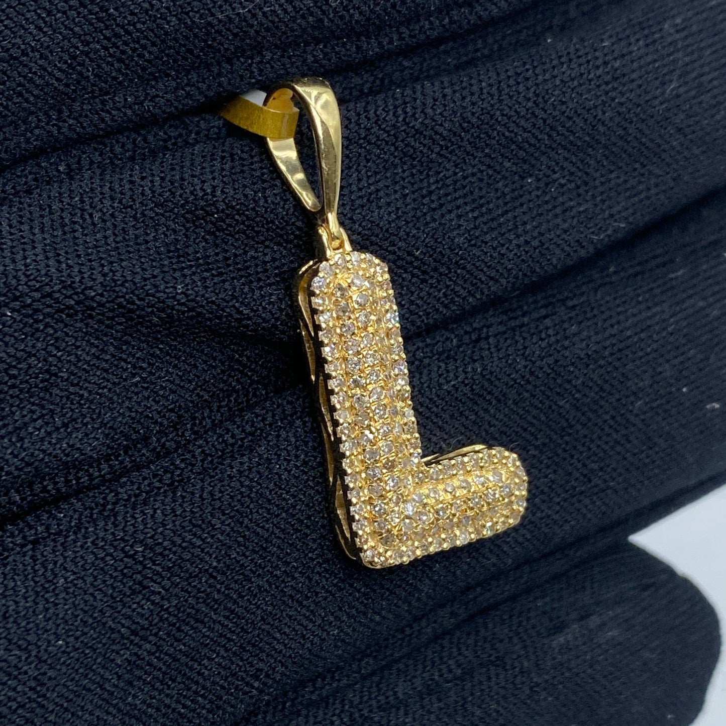 Initial L Bubble Pendant