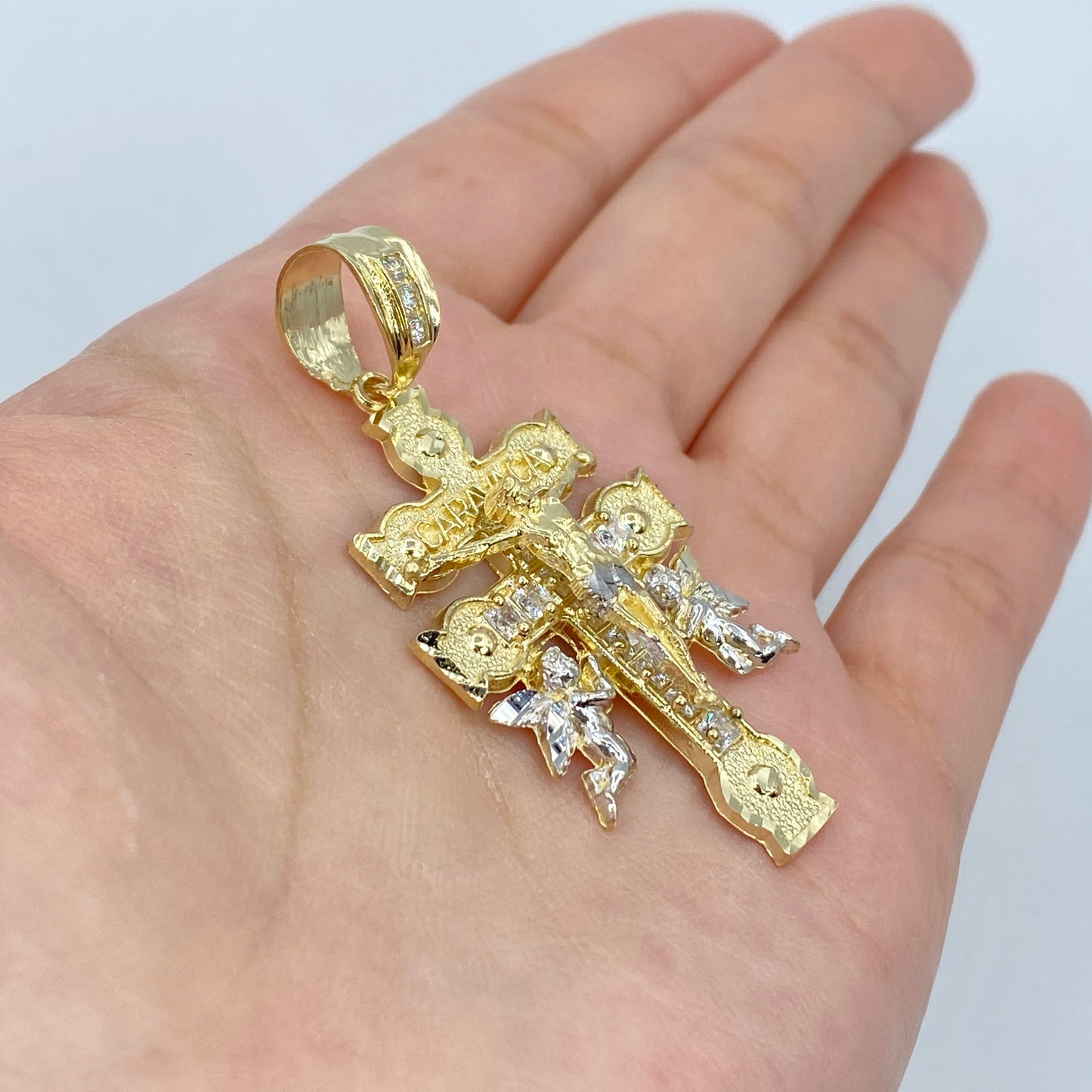 10K Caravaca Cross Pendant