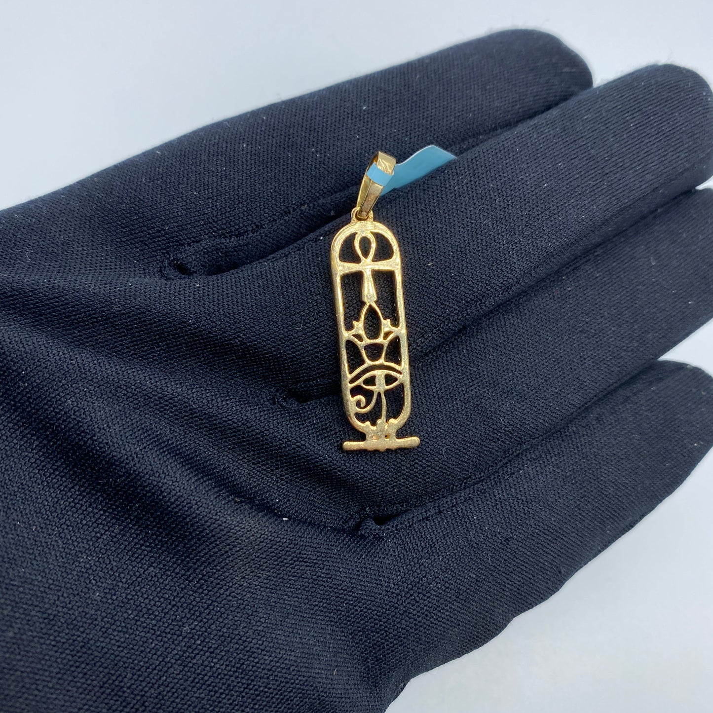 14K Cathedral Diamond Pendant