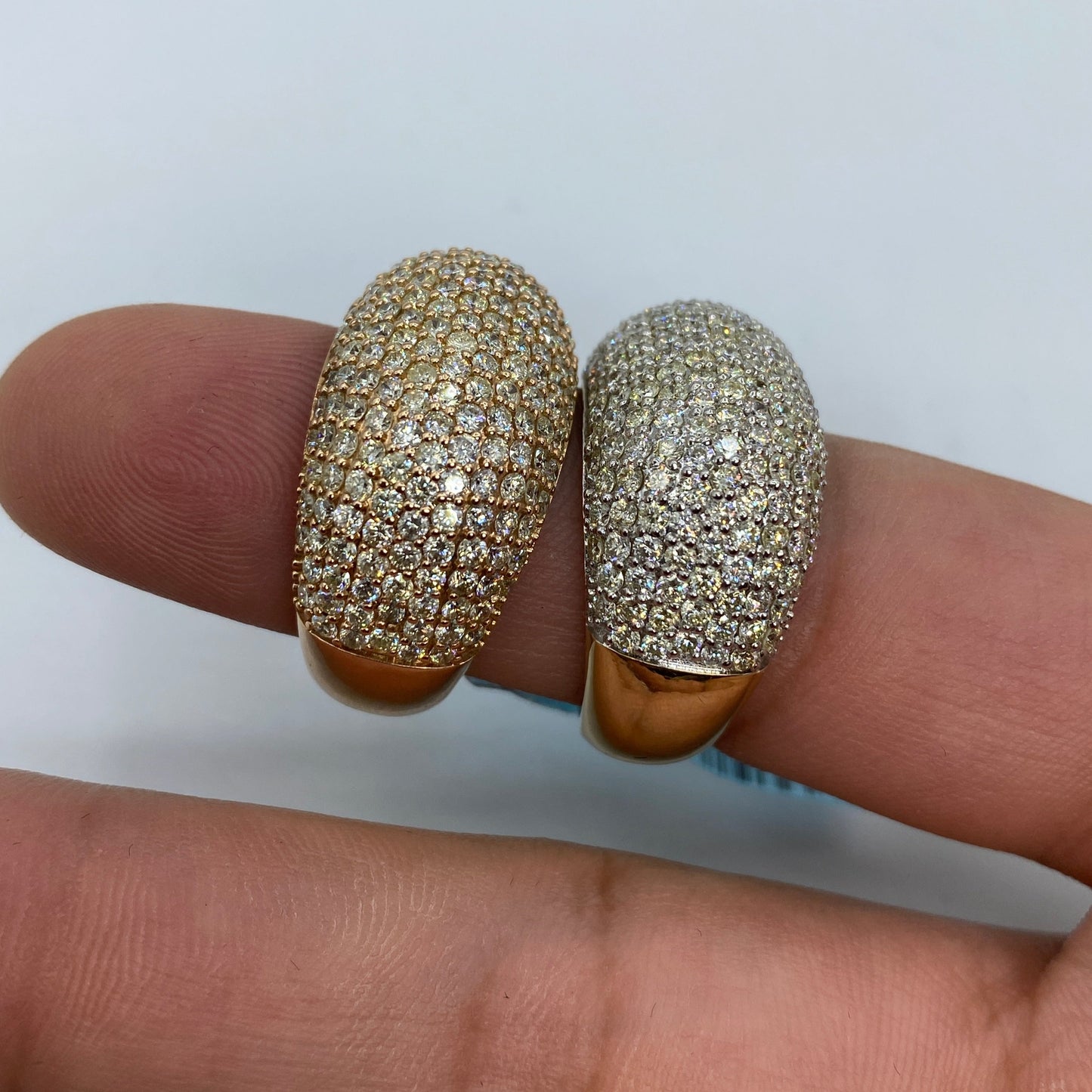 14K Dome Diamond Ring