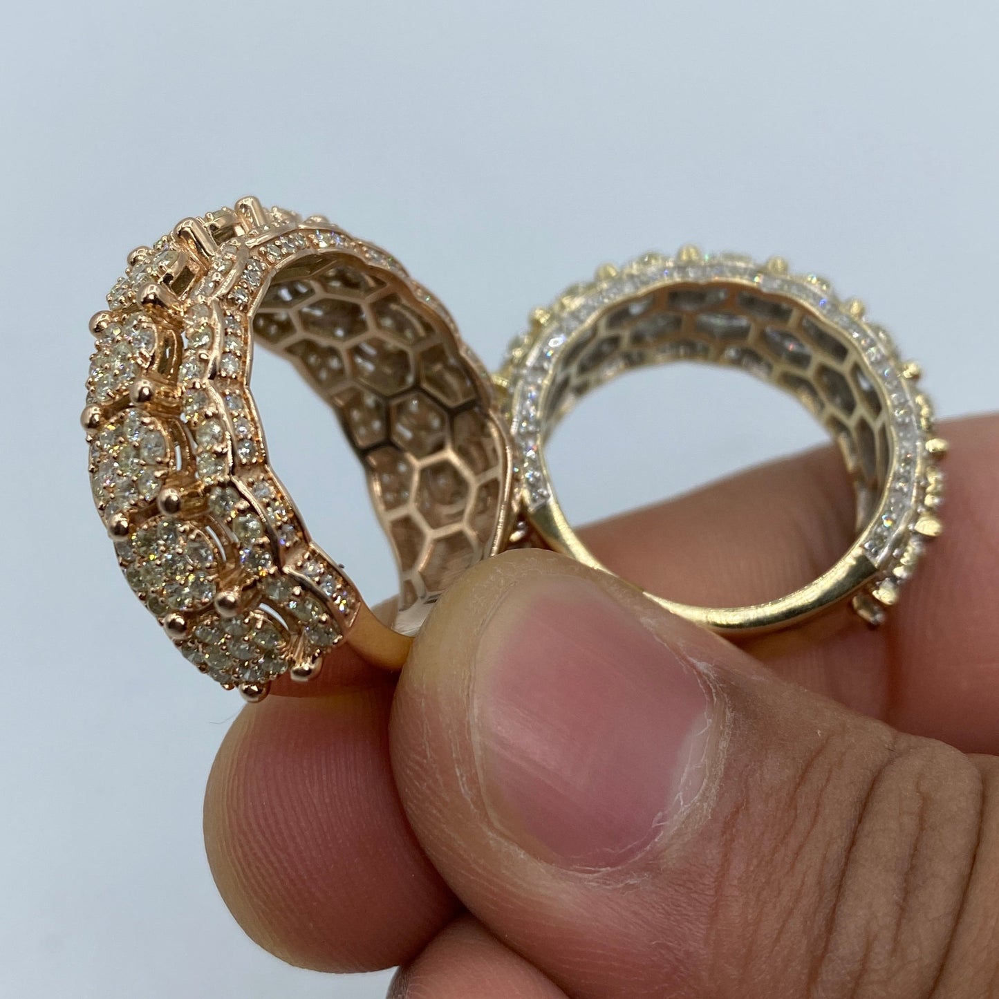 10K Eternity Diamond Ring