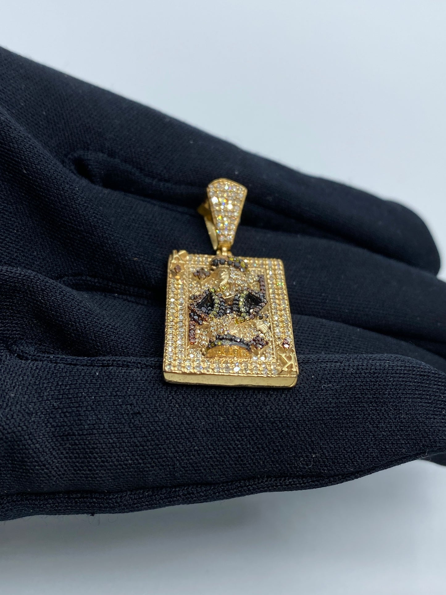 King Playing Card Pendant 2.0ct