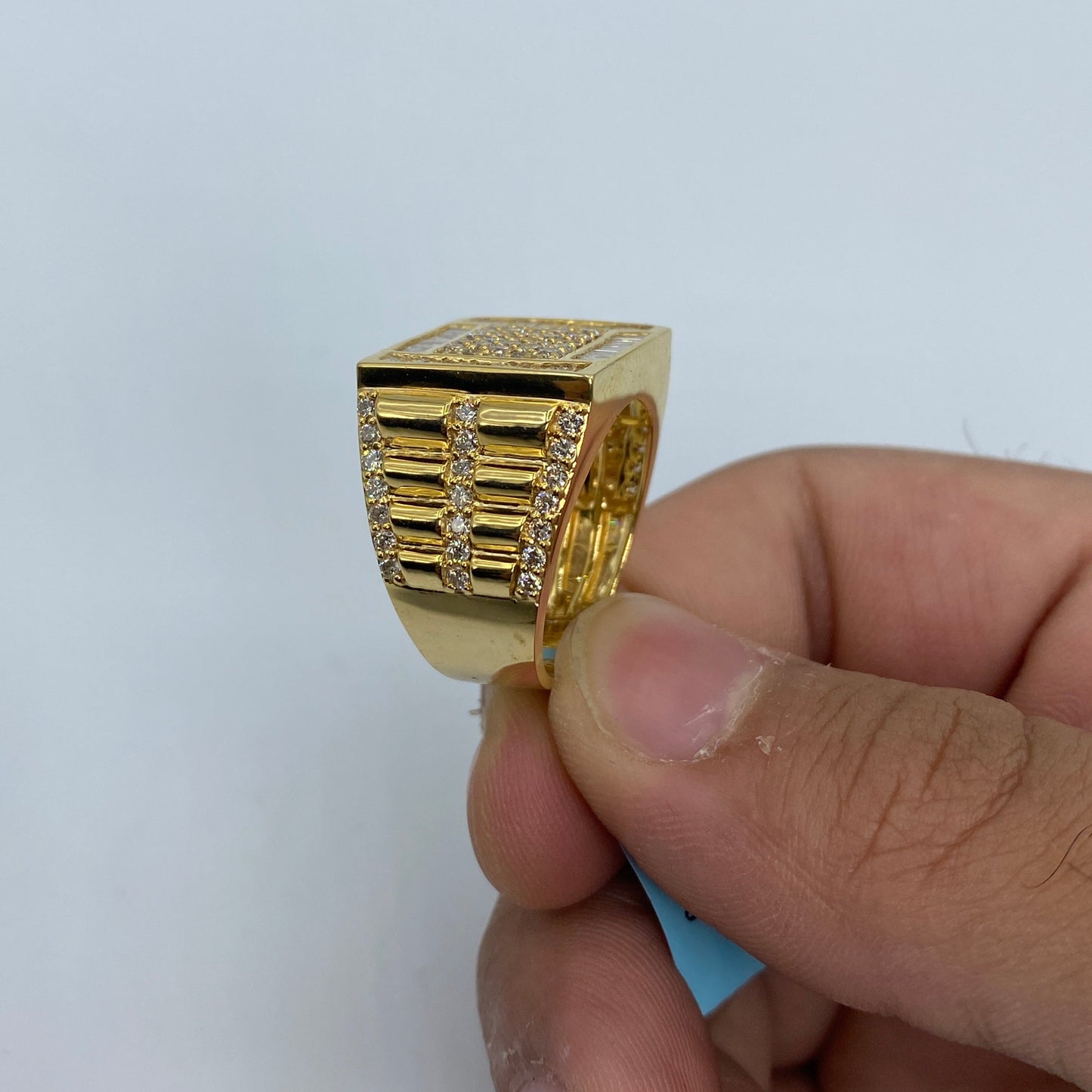 14K MVP Diamond Baguette Ring