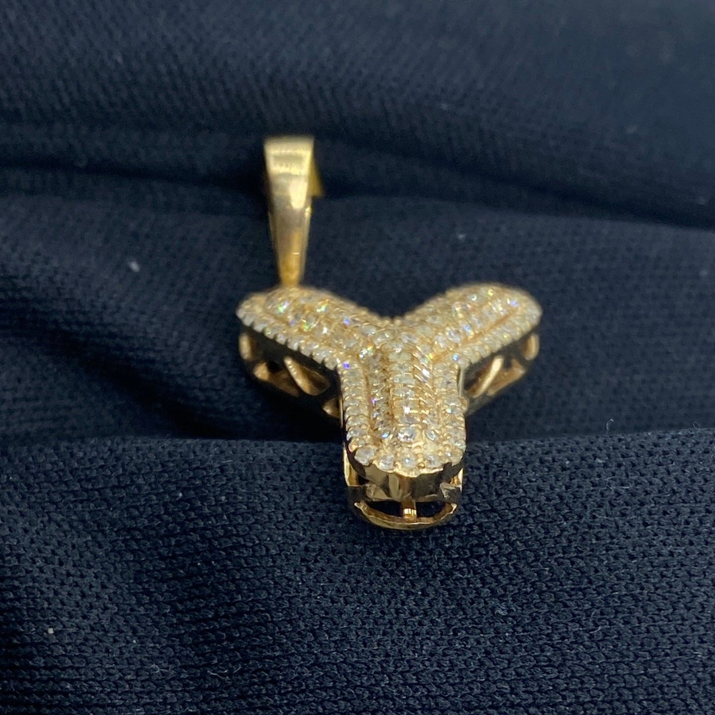 Initial Y Bubble Pendant