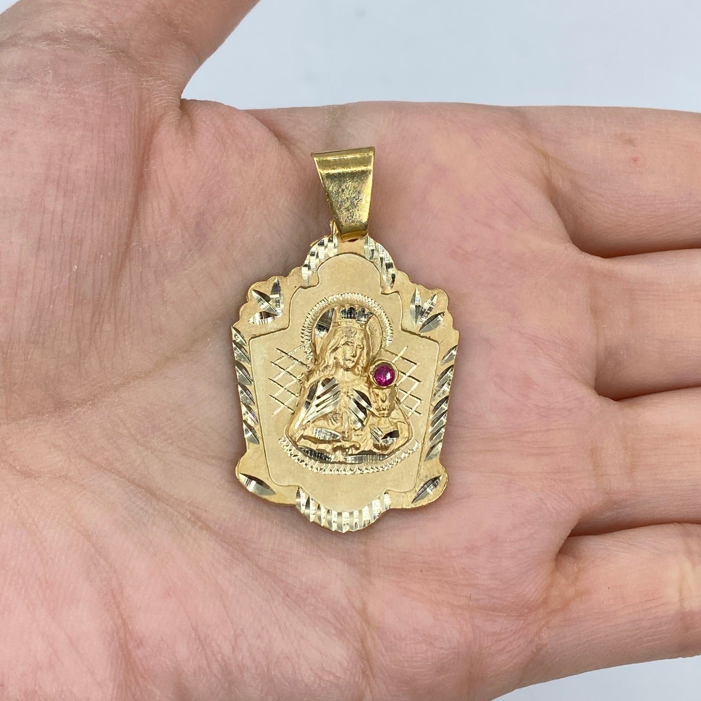 10K Saint Barbara Pendant