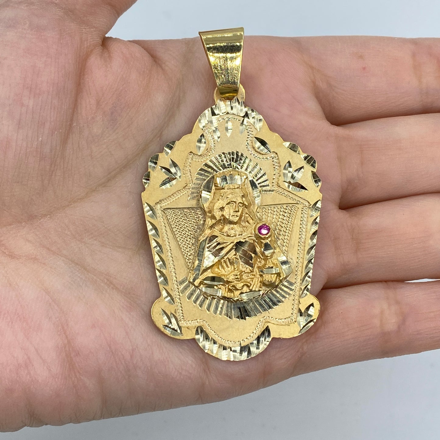 10K Saint Barbara Pendant