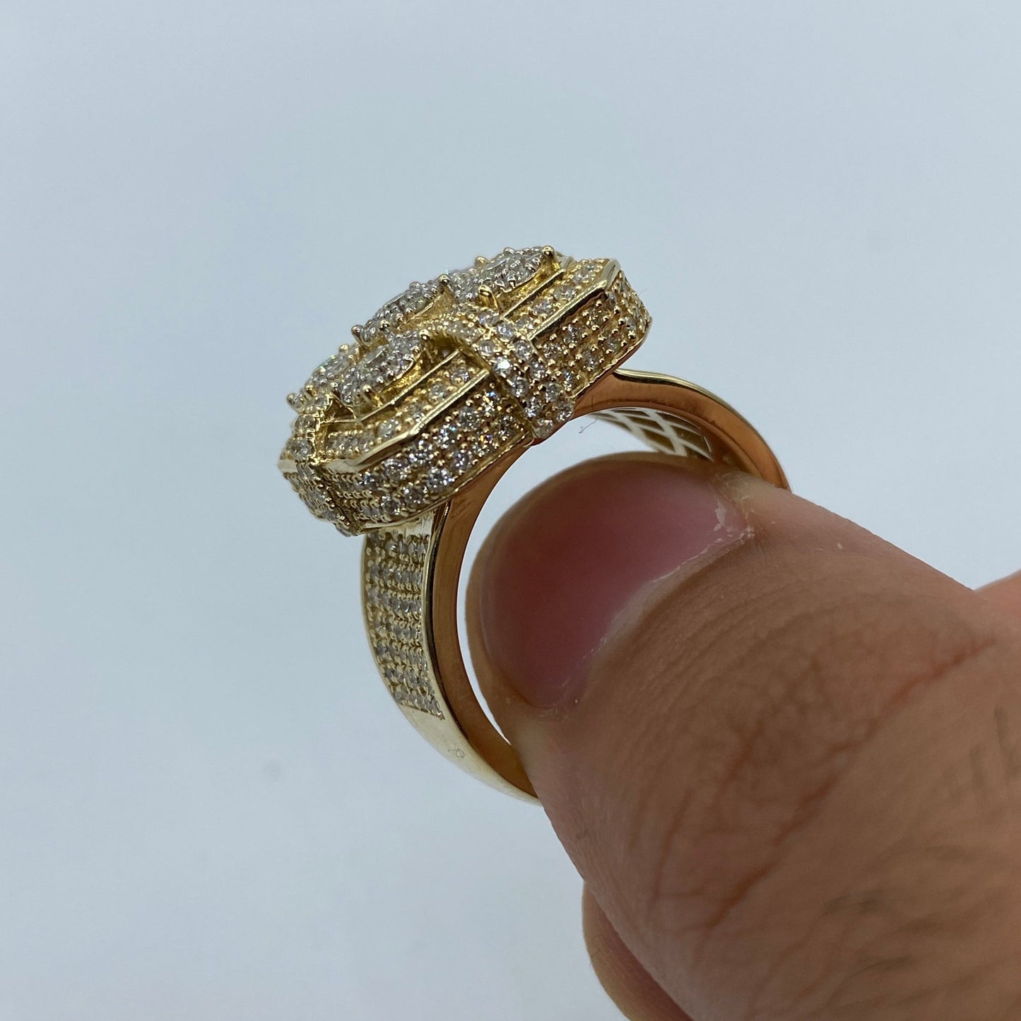 10K Jumbo Royal Diamond Ring