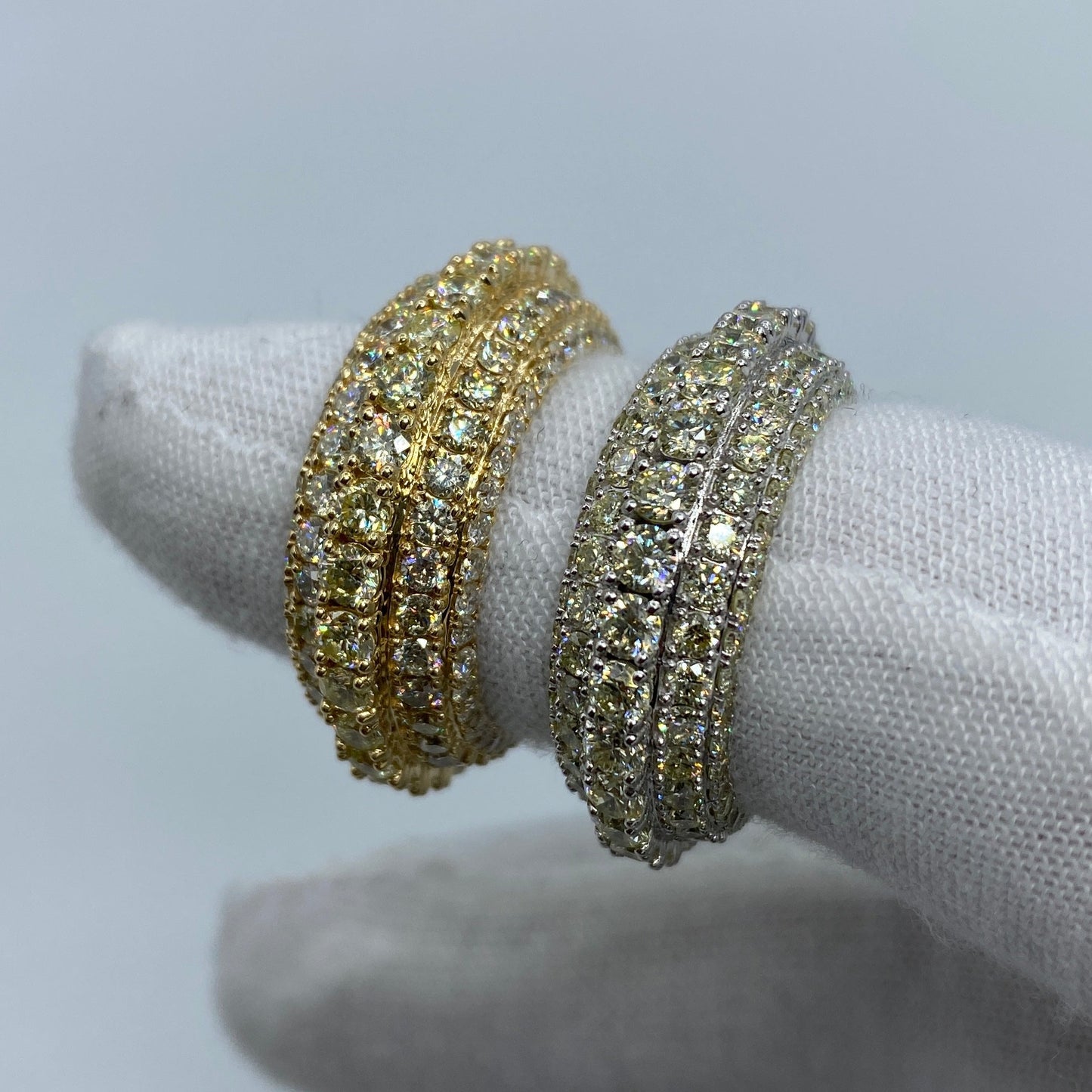 14K Eternity 3-Tier Diamond Ring