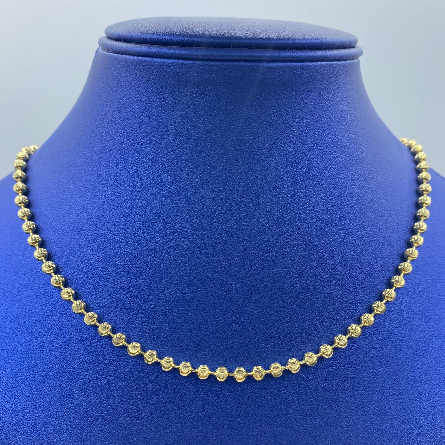 14K Moon Cut Chain