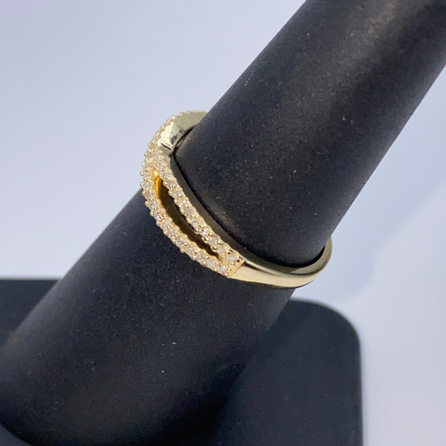 14K Infinity Diamond Ring