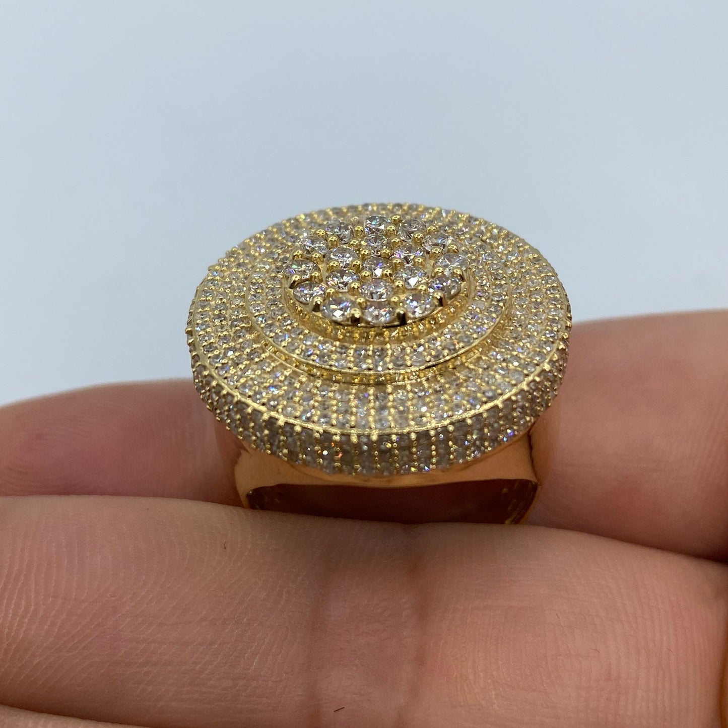 10K Circle Olympus Diamond Ring