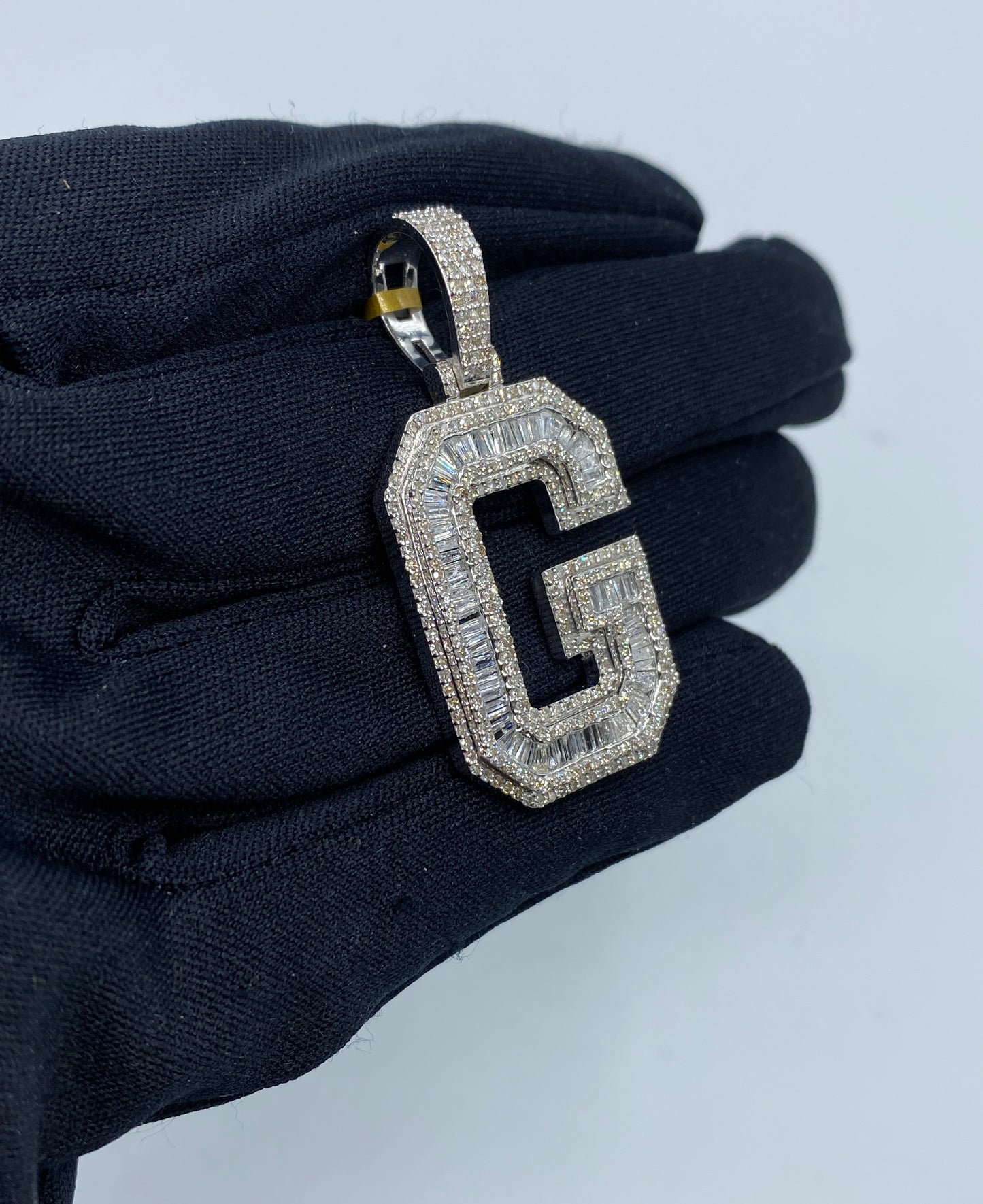 Initial G Baguette Pendant