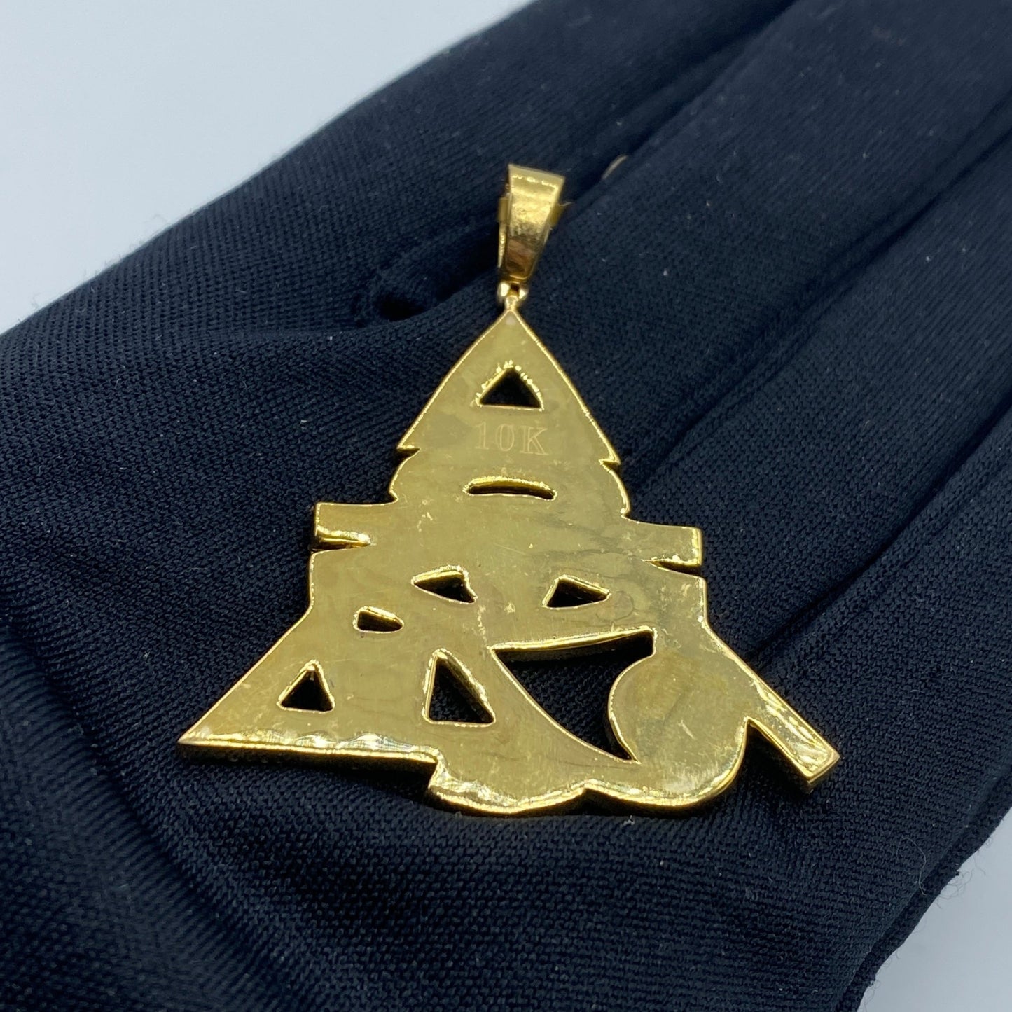 Egyptian Eye Pyramid Diamond Pendant