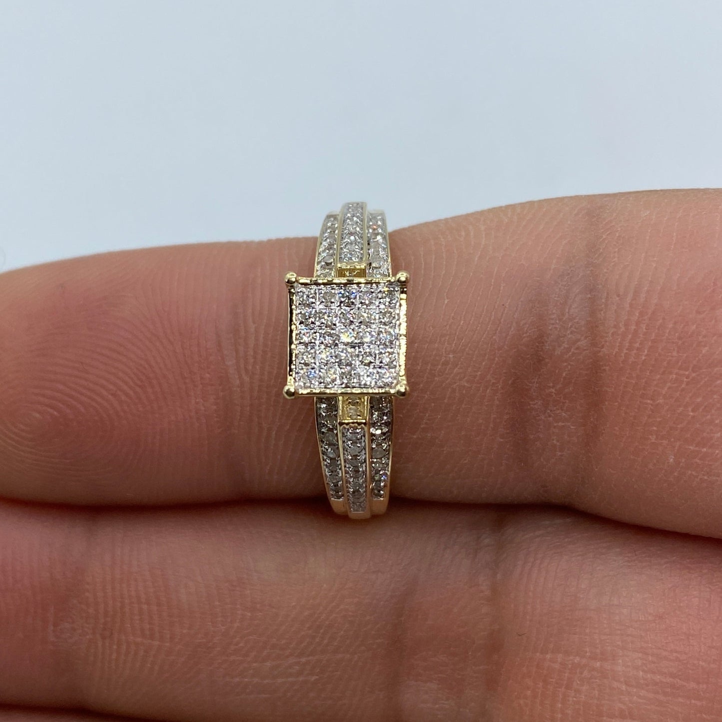 10K Athena Diamond Engagement Ring