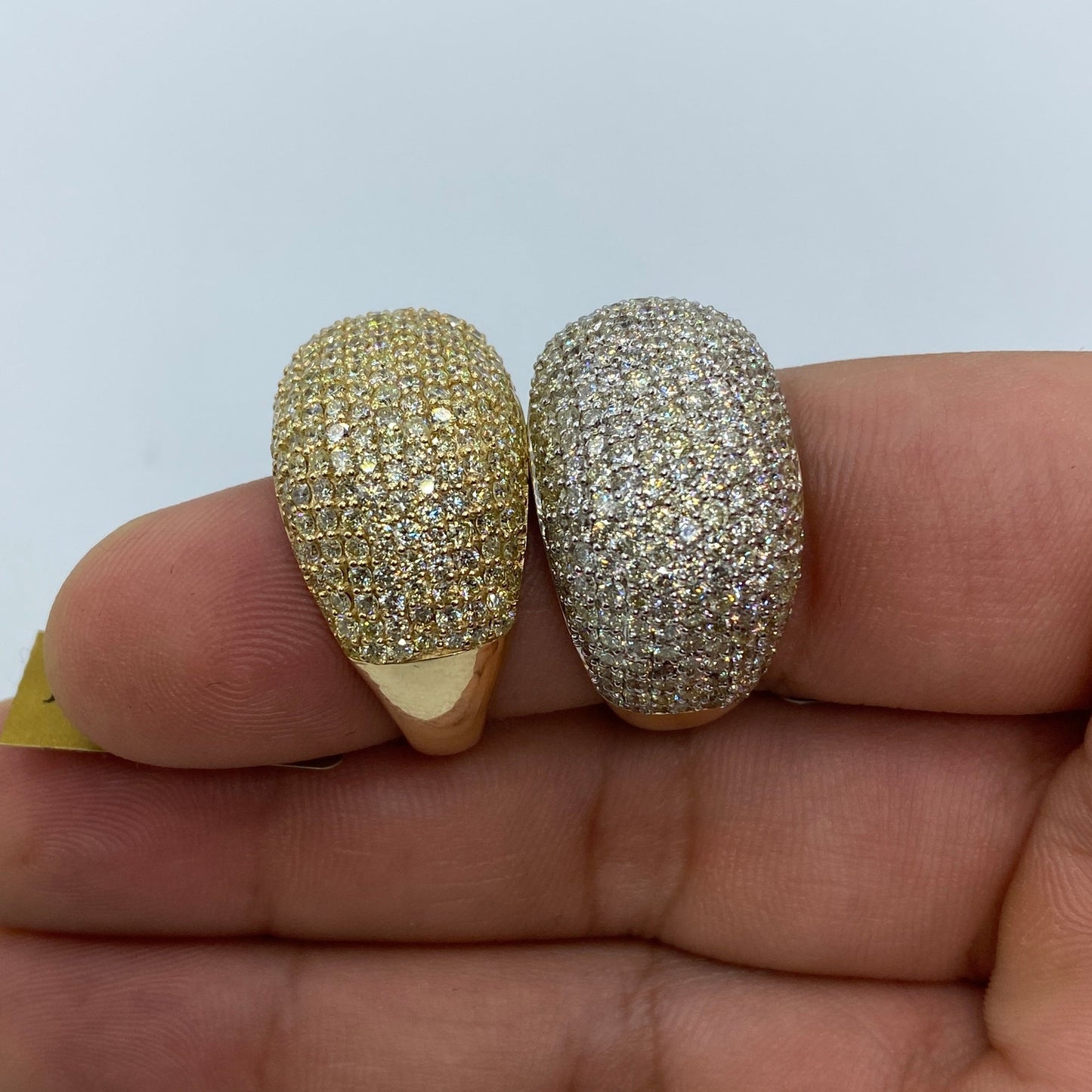 10K Jumbo Dome Diamond Ring