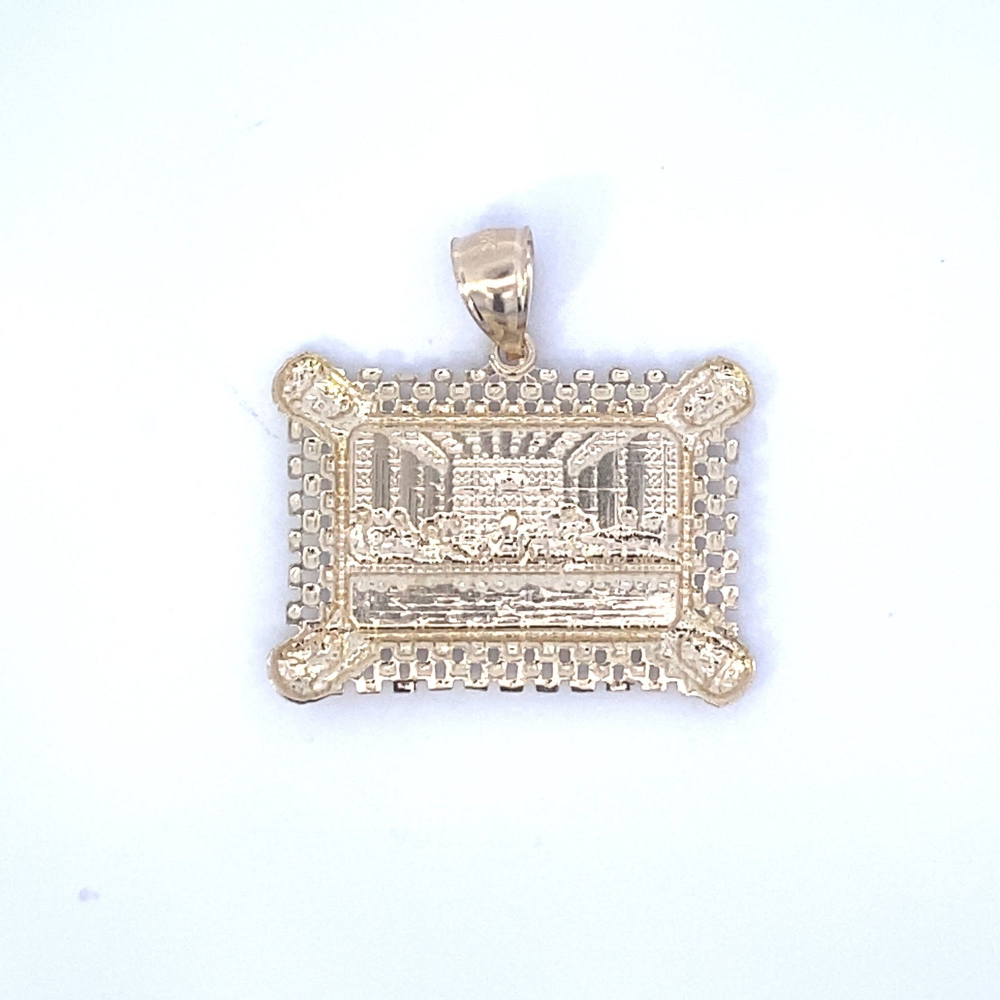 10K Last Supper Pendant - 1.3"