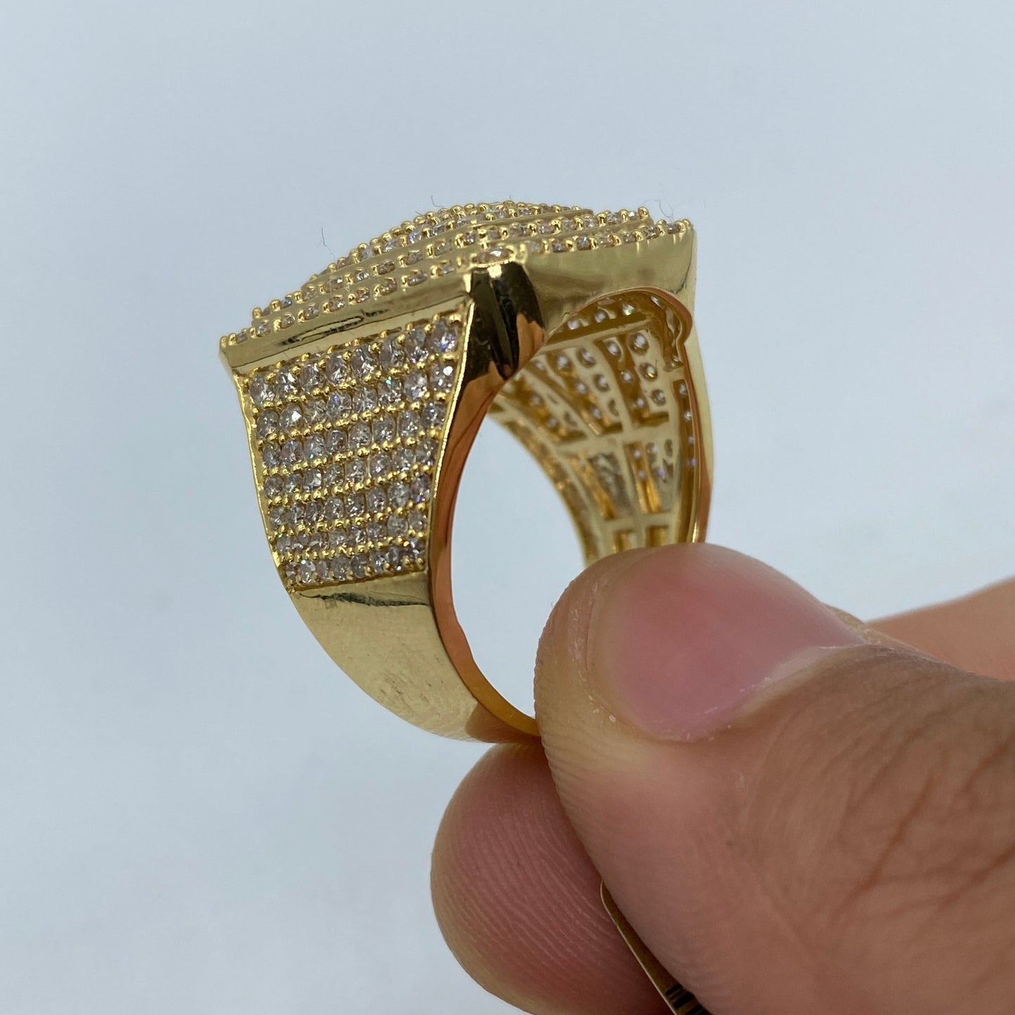 10K Rectangle Aphrodite Diamond Ring