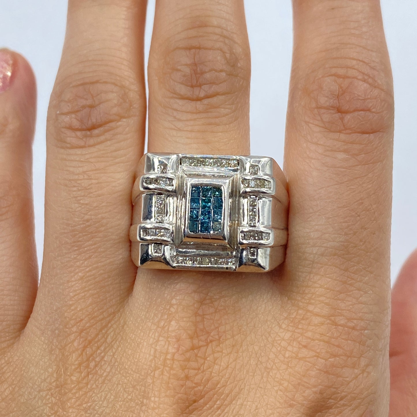 14K Artifact Diamond Ring