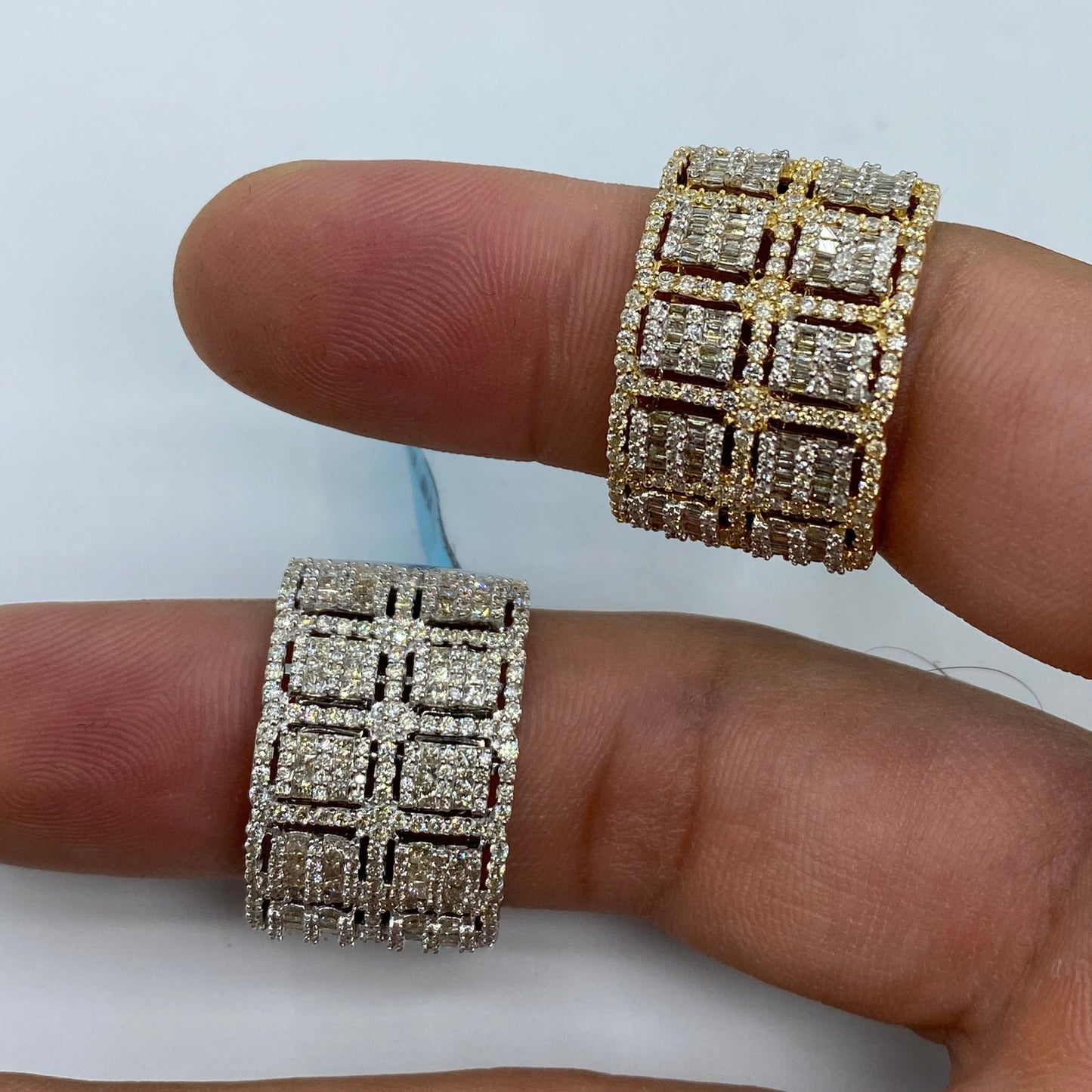 14K French Dual Diamond Baguette Ring