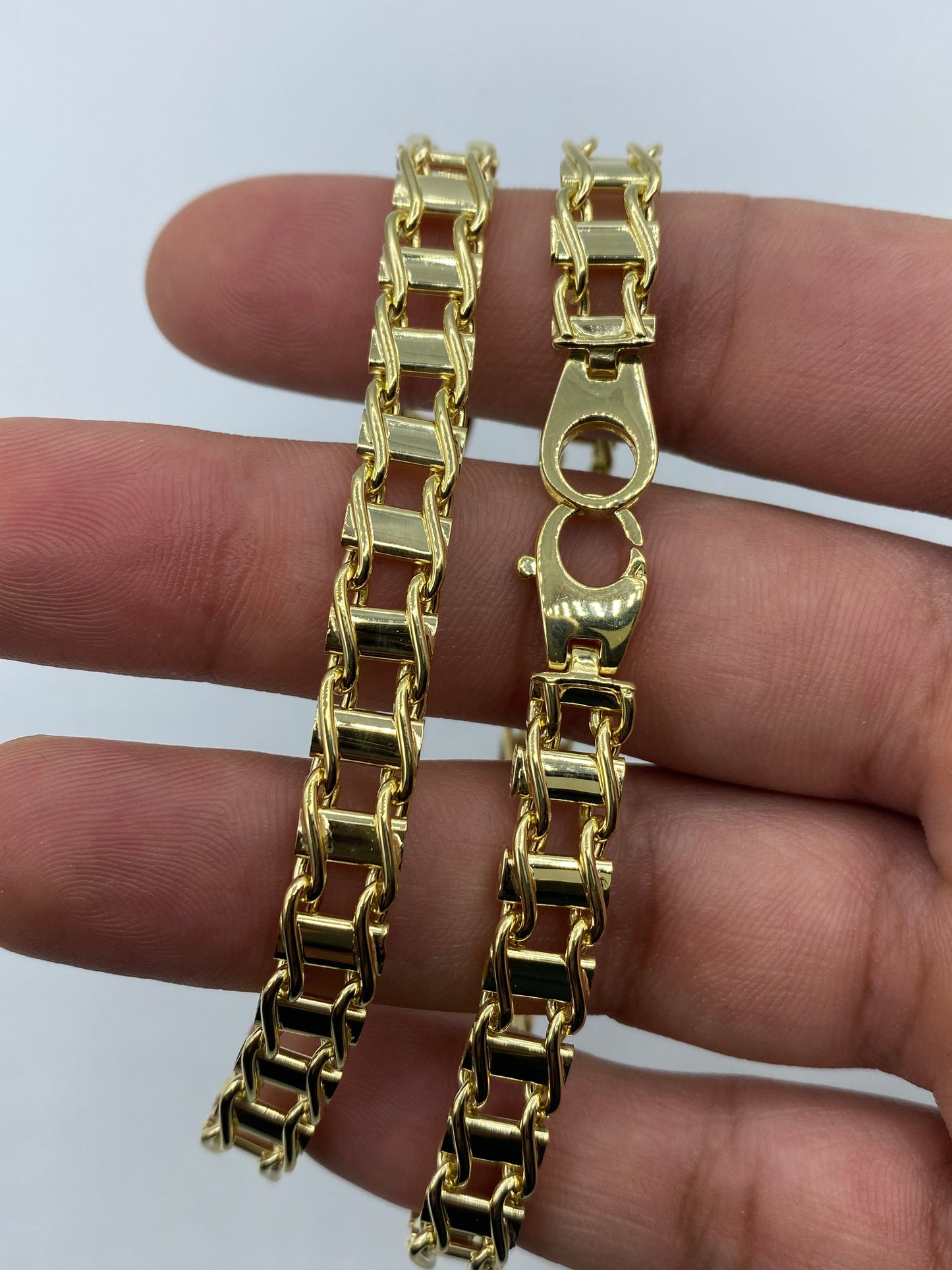 14K Italian Link Bracelet 8.5"