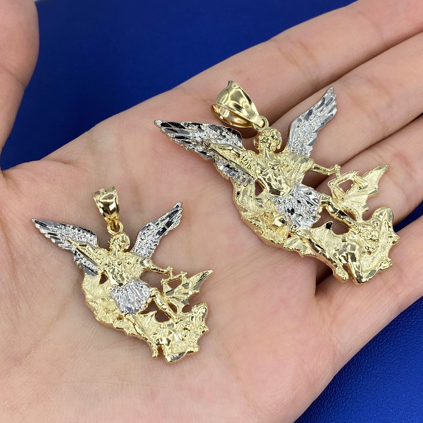 10K Saint Michael Pendant