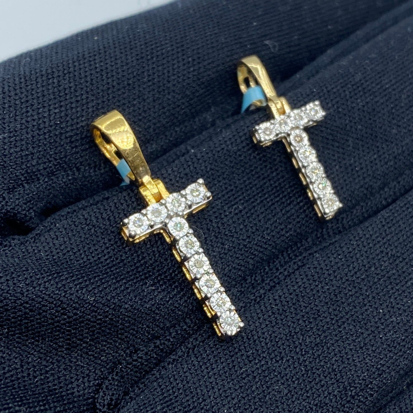 14k Single Stone Initial T Pendant