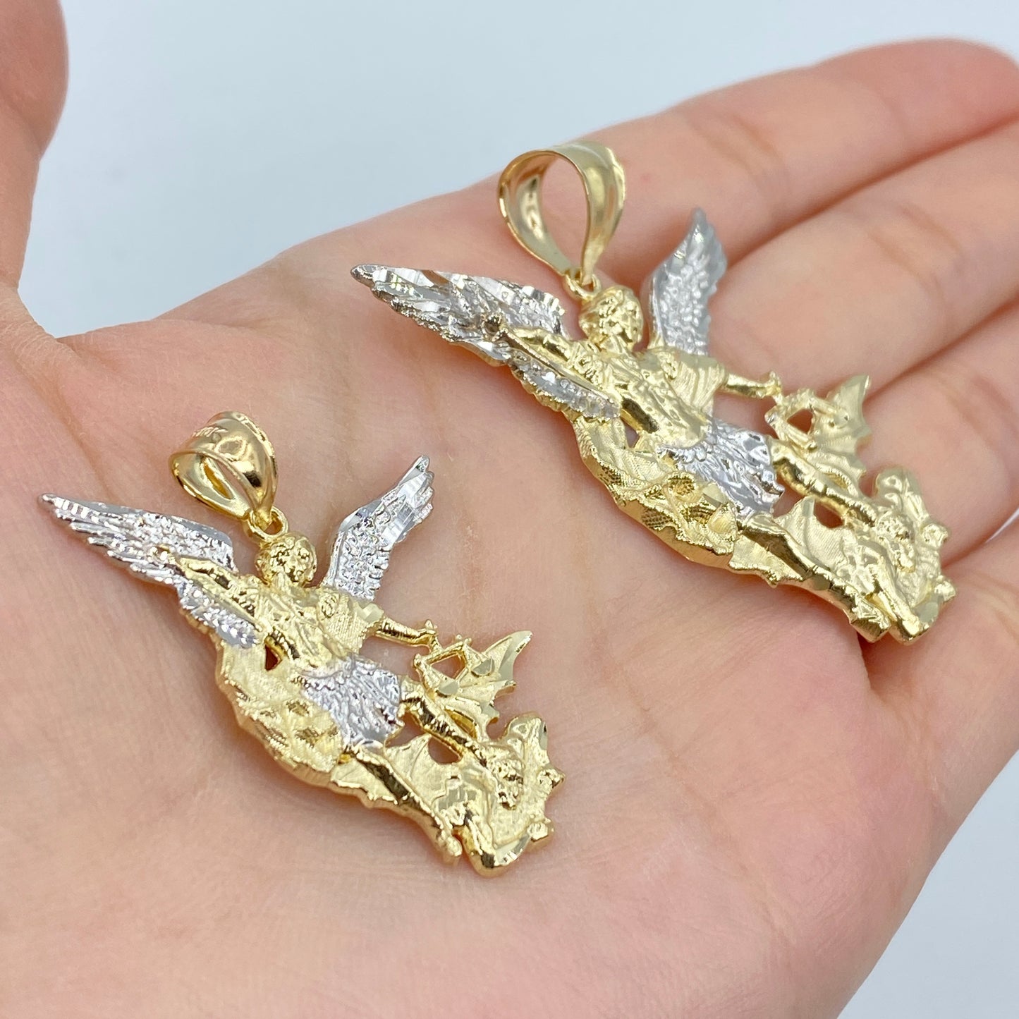 10K Saint Michael Pendant