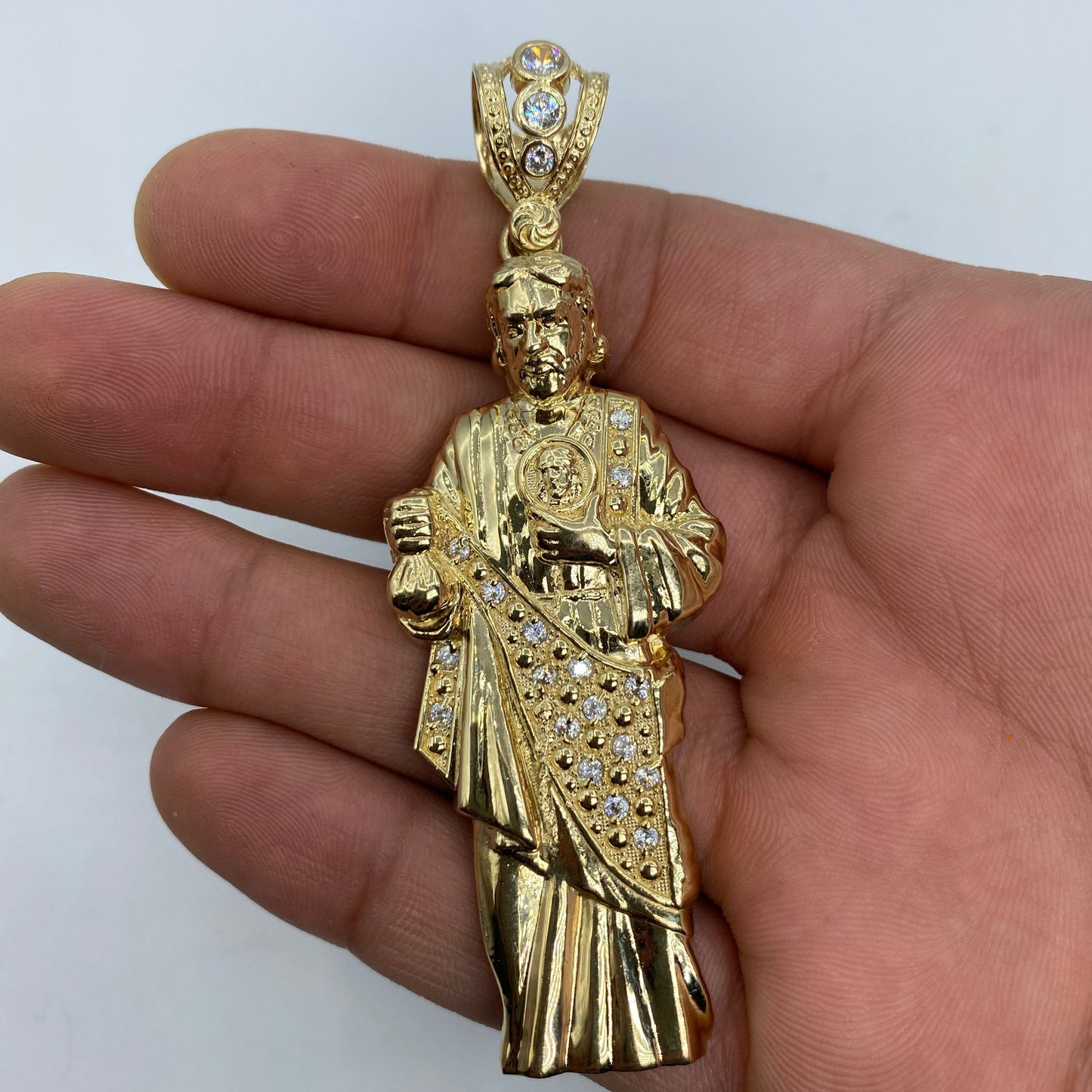 14K Saint Jude Pendant