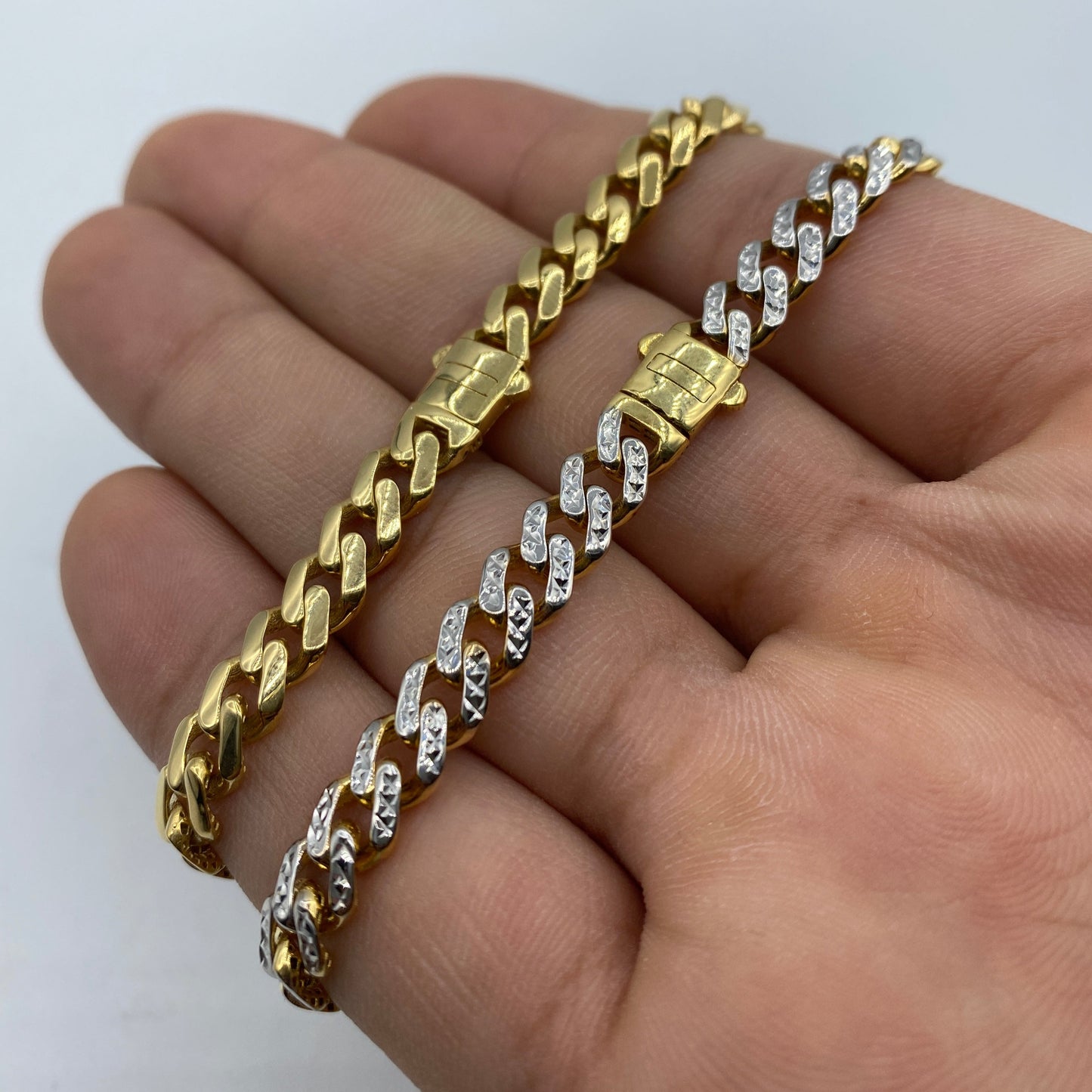 10K Monaco Cuban Link Gold Bracelet