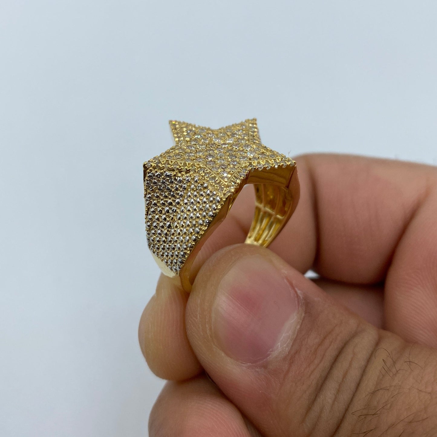 10K Rising Star Diamond Ring