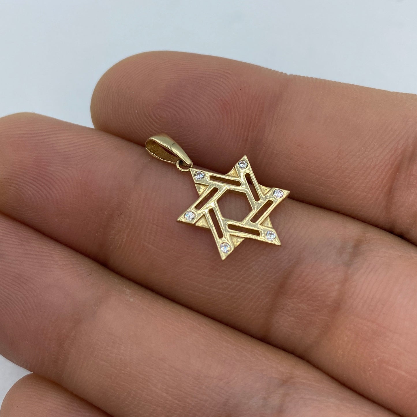14K Star of David Pendant